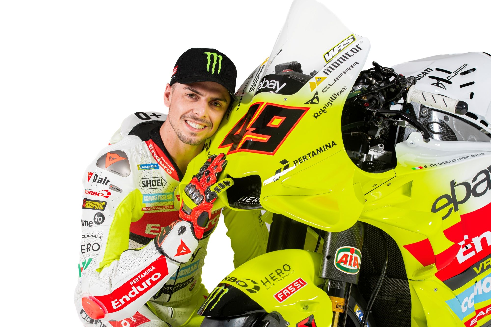 Ducati Desmosedici GP23 Pertamina Enduro VR46 MotoGP 2024 Marco Bezzecchi Fabio Di Giannantonio 15