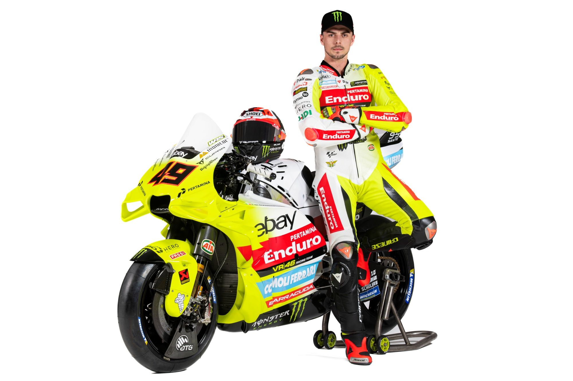 Ducati Desmosedici GP23 Pertamina Enduro VR46 MotoGP 2024 Marco Bezzecchi Fabio Di Giannantonio 21