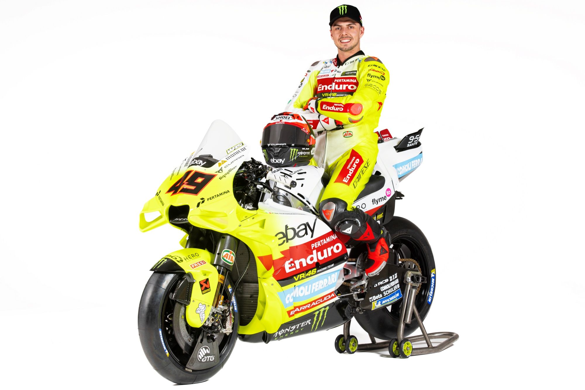 Ducati Desmosedici GP23 Pertamina Enduro VR46 MotoGP 2024 Marco Bezzecchi Fabio Di Giannantonio 22