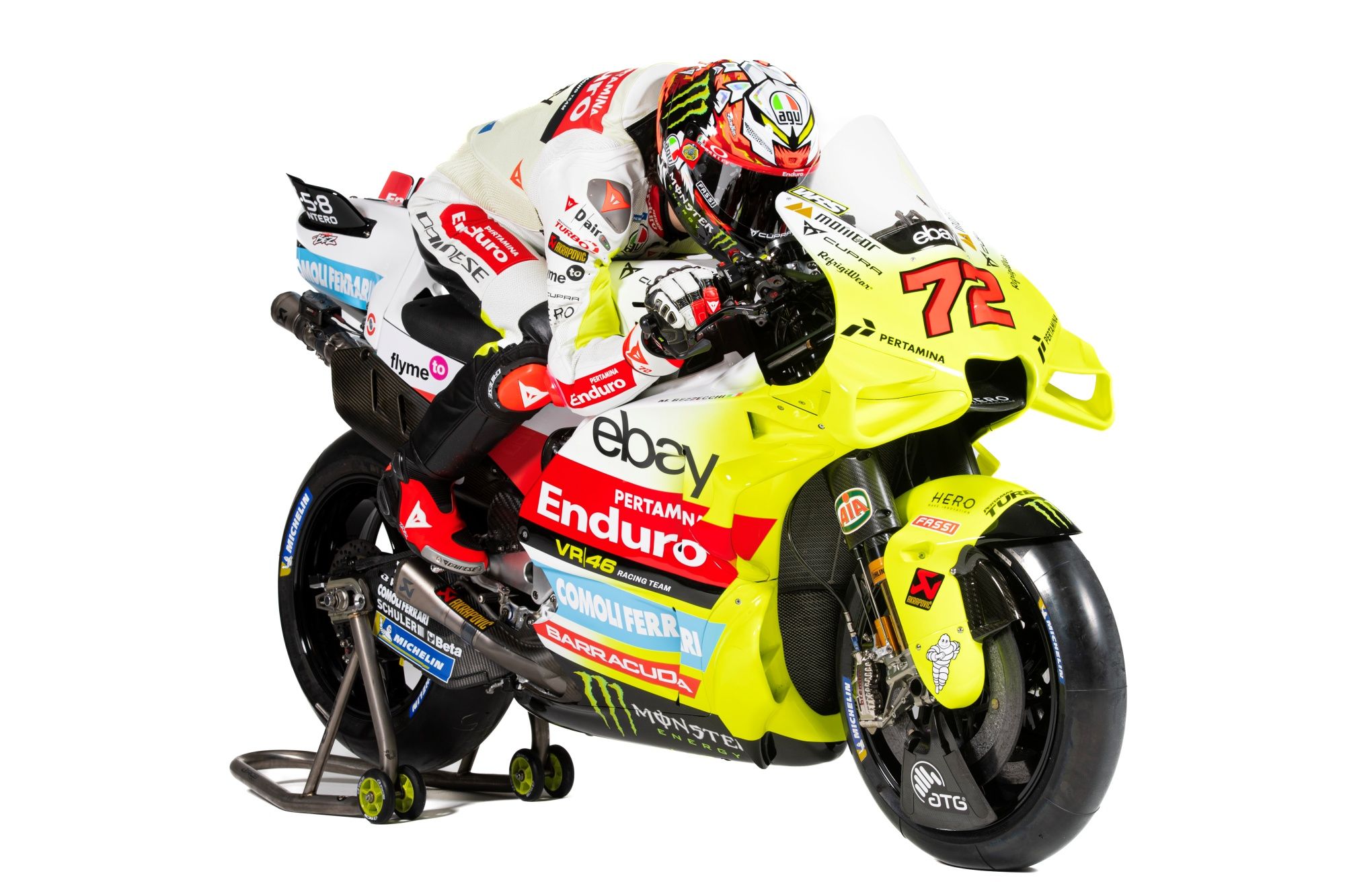 Ducati Desmosedici GP23 Pertamina Enduro VR46 MotoGP 2024 Marco Bezzecchi Fabio Di Giannantonio 25