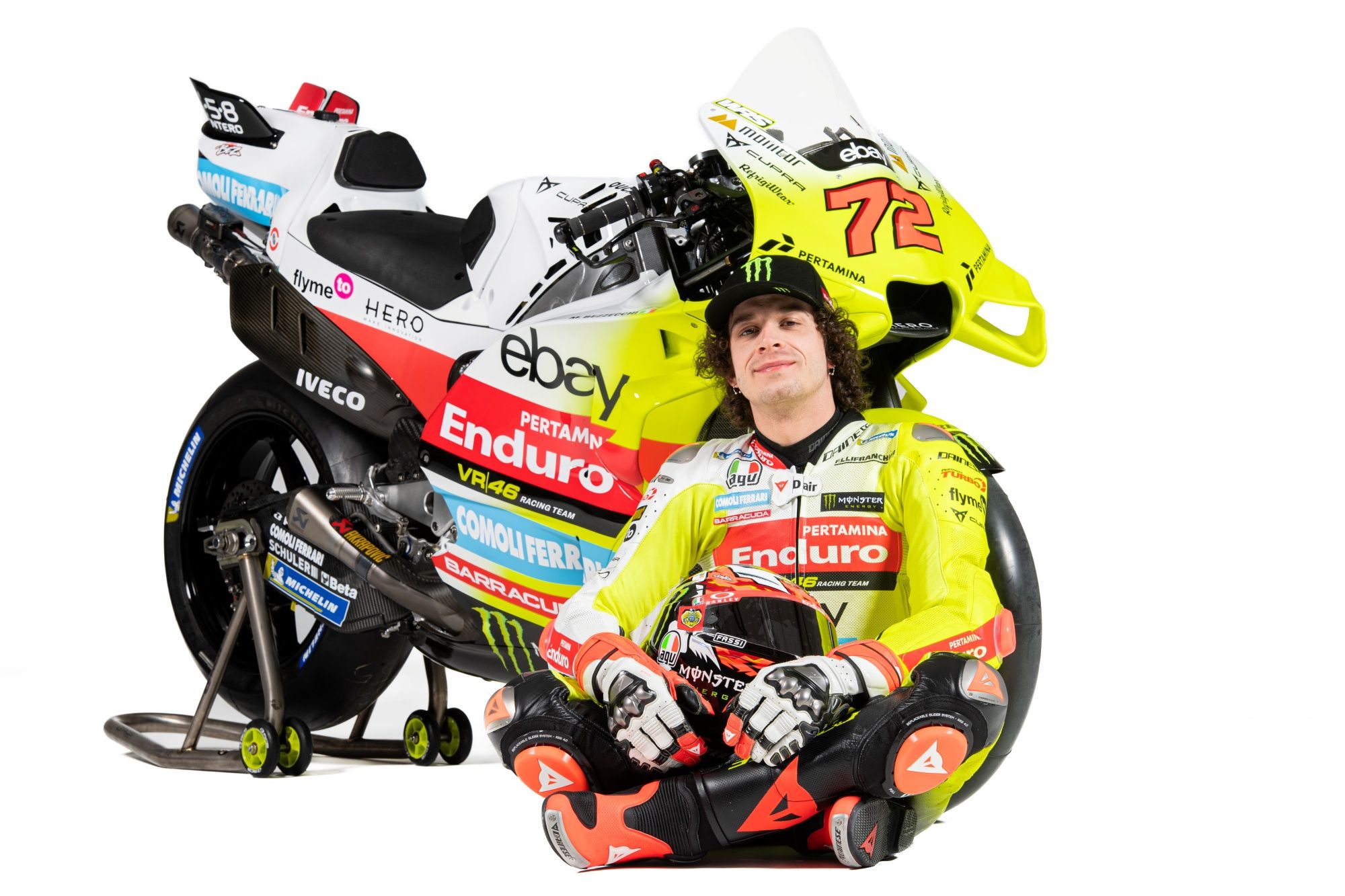 Ducati Desmosedici GP23 Pertamina Enduro VR46 MotoGP 2024 Marco Bezzecchi Fabio Di Giannantonio 26