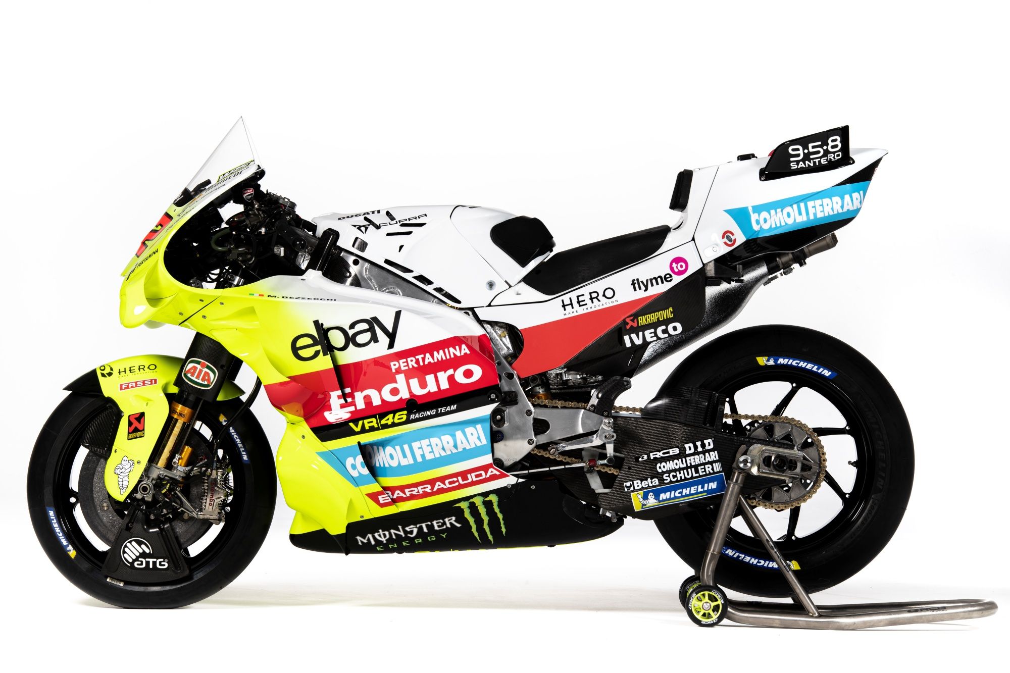 Ducati Desmosedici GP23 Pertamina Enduro VR46 MotoGP 2024 Marco Bezzecchi Fabio Di Giannantonio 34
