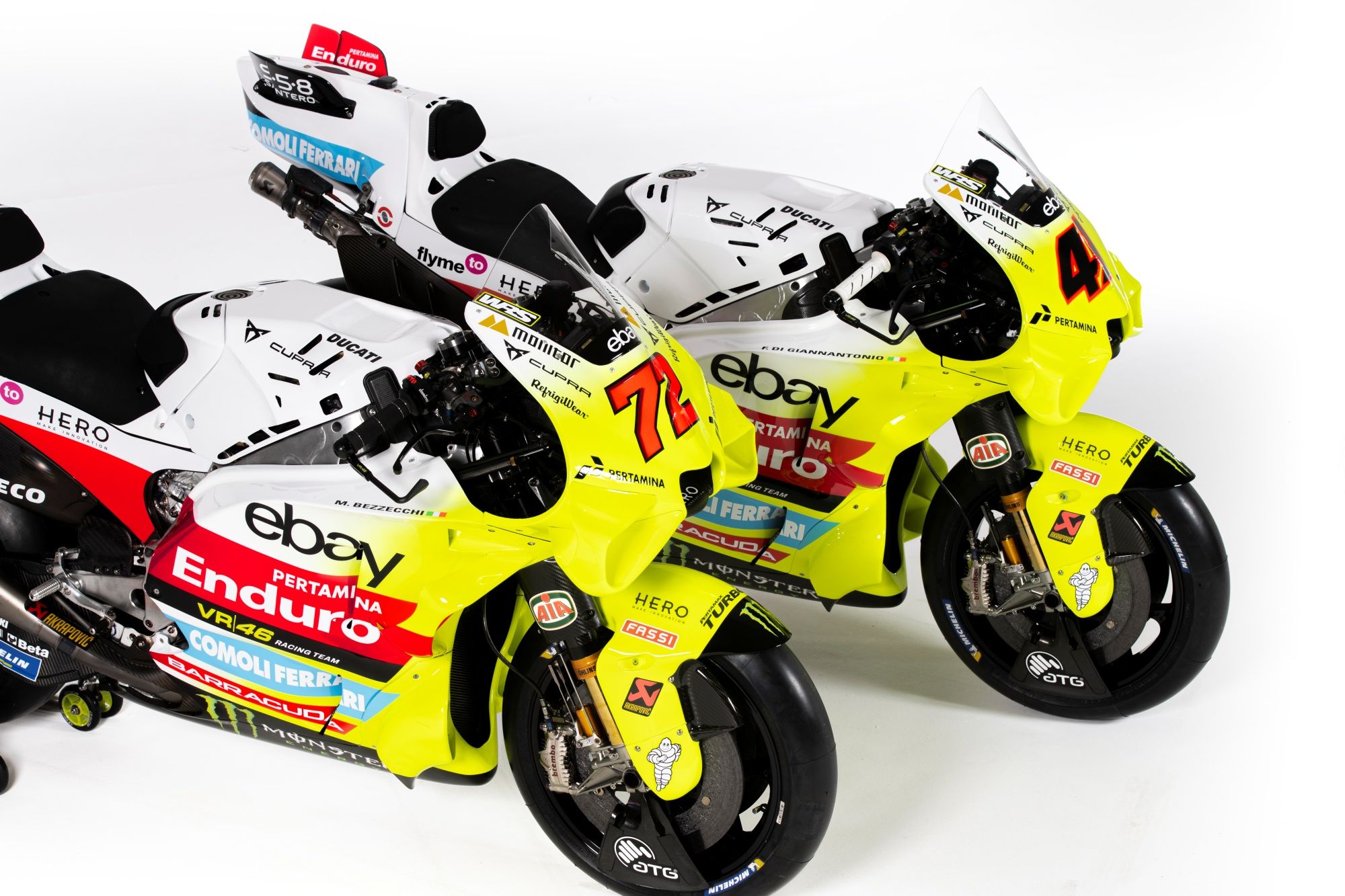Ducati Desmosedici GP23 Pertamina Enduro VR46 MotoGP 2024 Marco Bezzecchi Fabio Di Giannantonio 36