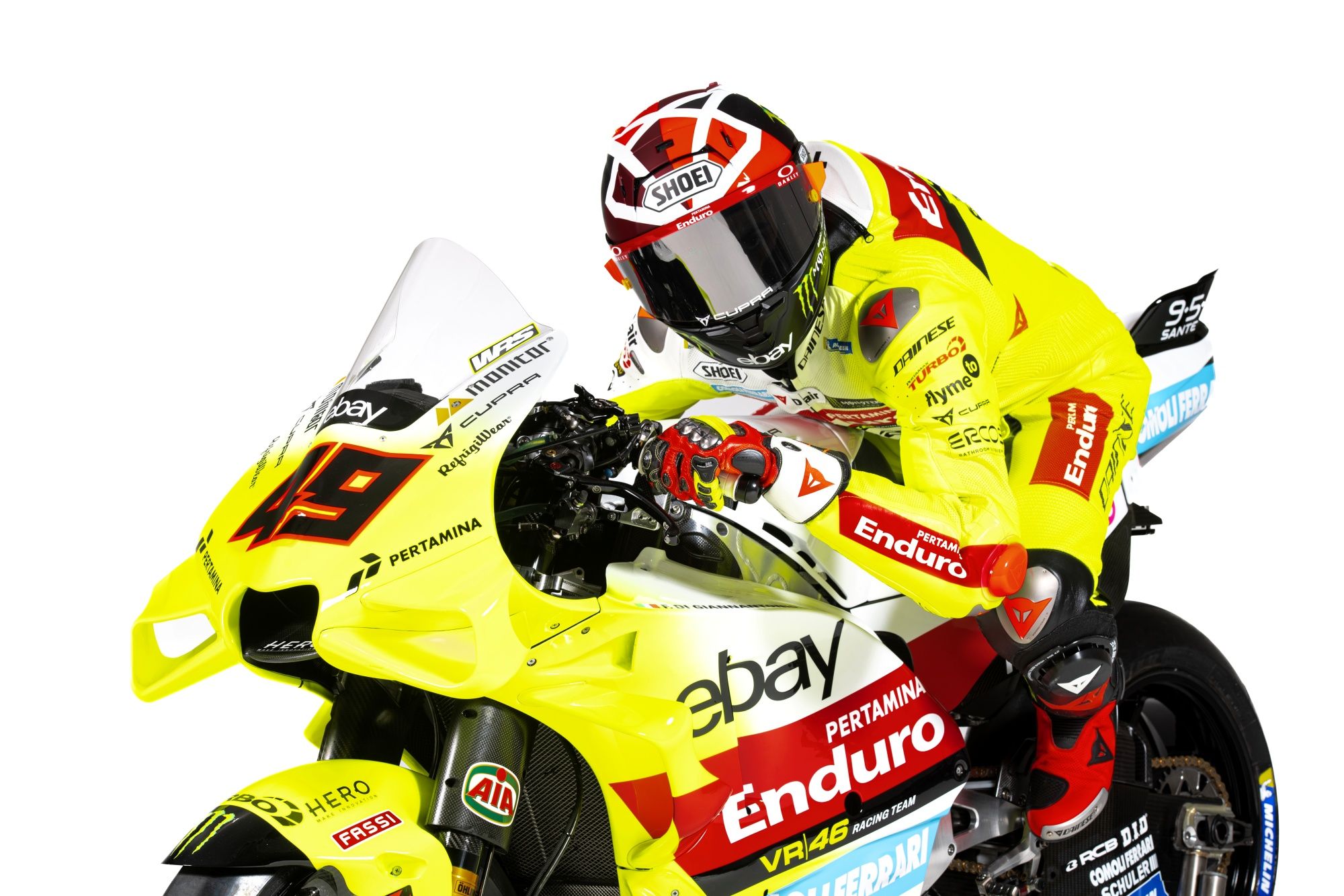 Ducati Desmosedici GP23 Pertamina Enduro VR46 MotoGP 2024 Marco Bezzecchi Fabio Di Giannantonio 39