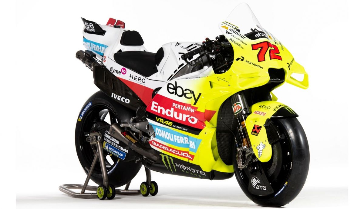 La Ducati Desmosedici GP23 del Pertamina Enduro VR46 para MotoGP 2024