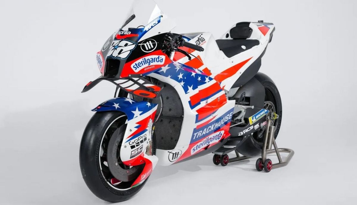 La Aprilia RS GP del Trackhouse Racing para MotoGP 2024 La Aprilia RS GP del Trackhouse Racing para MotoGP 2024