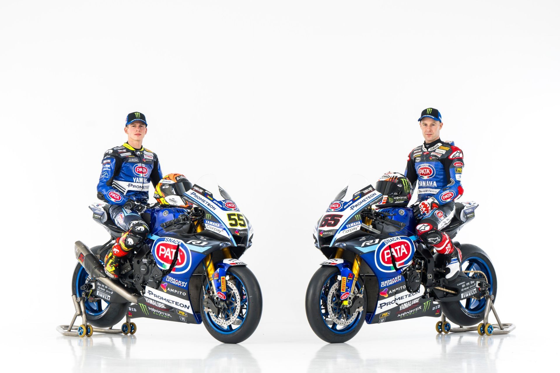 Yamaha YZF R1 Pata Prometeon WSBK 2024 Jonathan Rea Andrea Locatelli 05