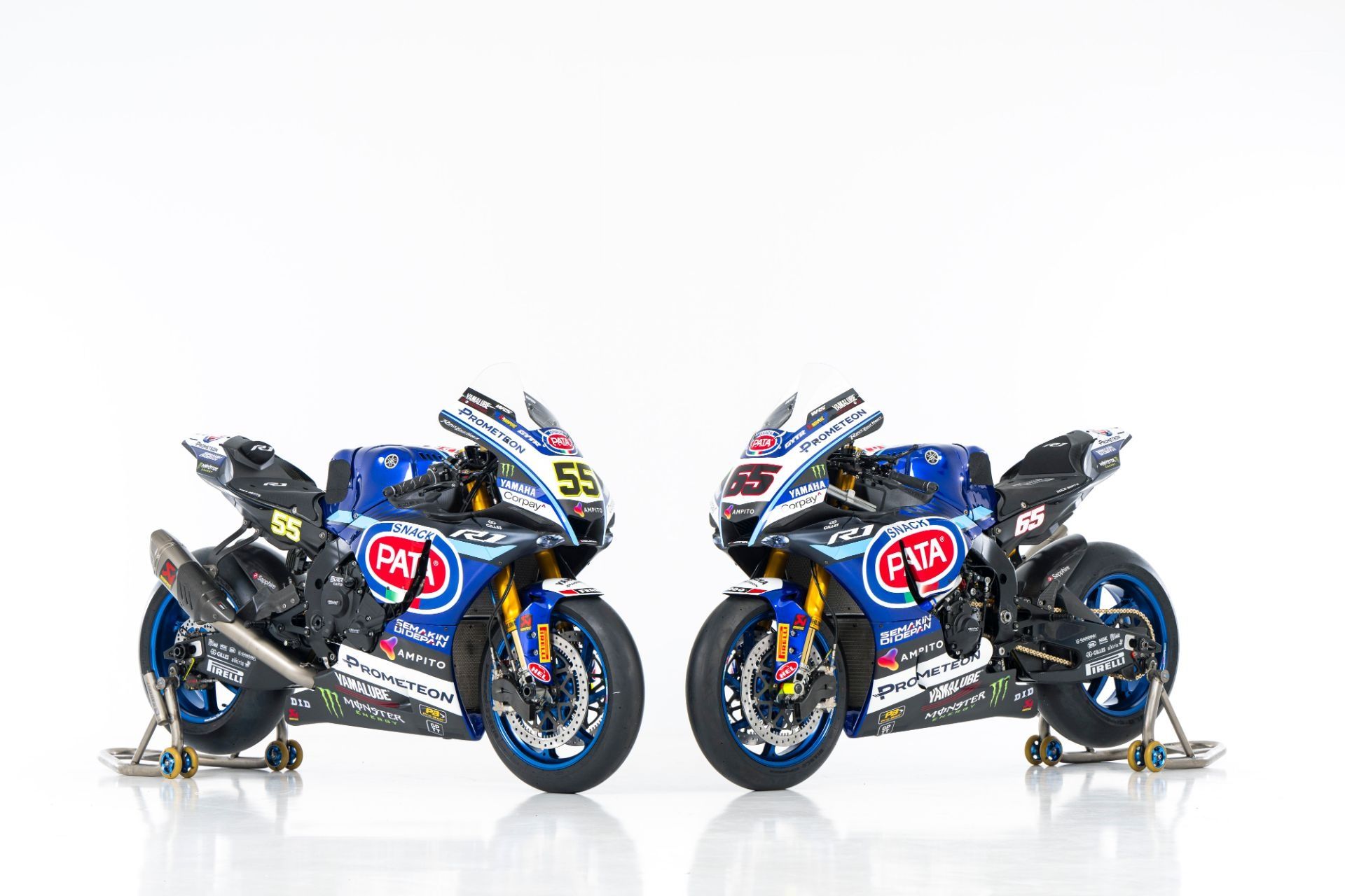 Yamaha YZF R1 Pata Prometeon WSBK 2024 Jonathan Rea Andrea Locatelli 14
