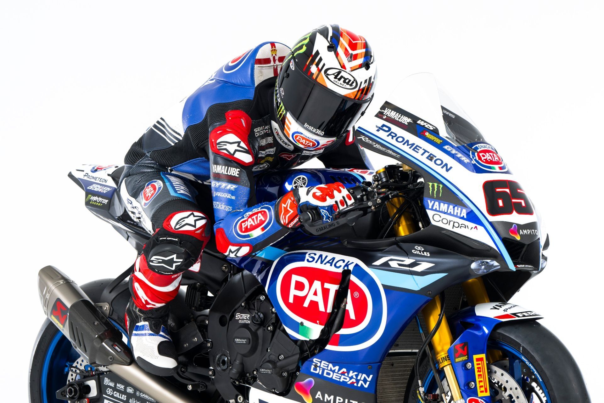 Yamaha YZF R1 Pata Prometeon WSBK 2024 Jonathan Rea Andrea Locatelli 15