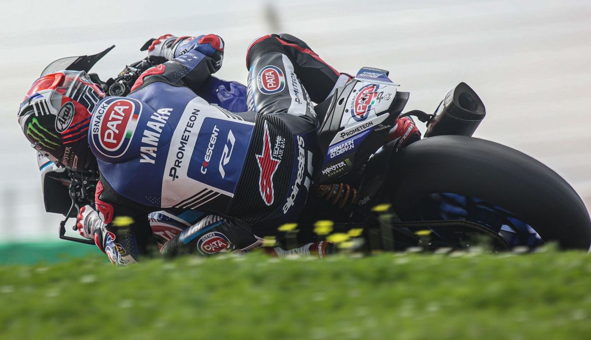 Jonathan Rea salió contento con su ritmo de carrera pero no tanto con su vuelta rápida Jonathan Rea salió contento con su ritmo de carrera pero no tanto con su vuelta rápida
