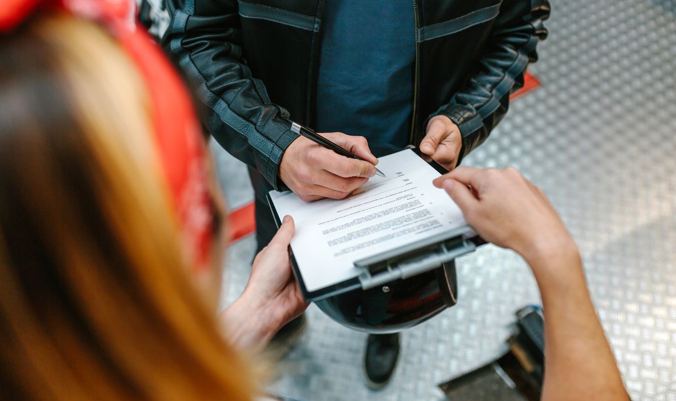 Cómo hacer papeles de moto perdidos