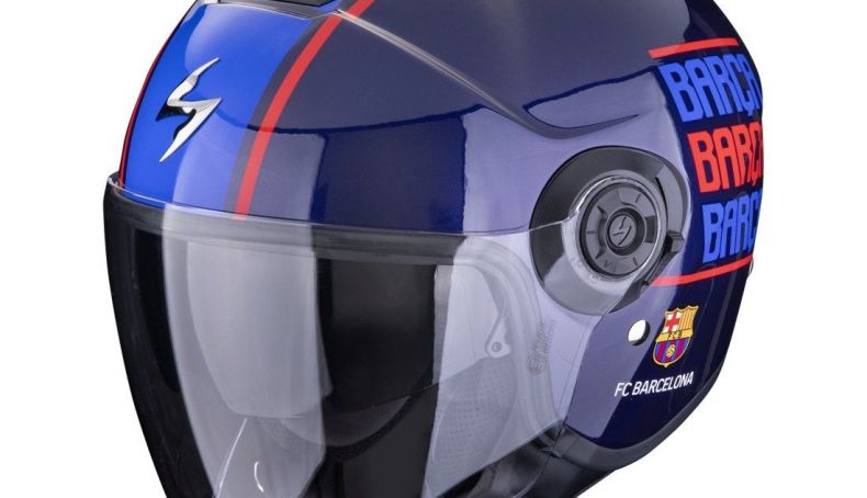 casco scorpion exo city ii fcb casco scorpion exo city ii fcb