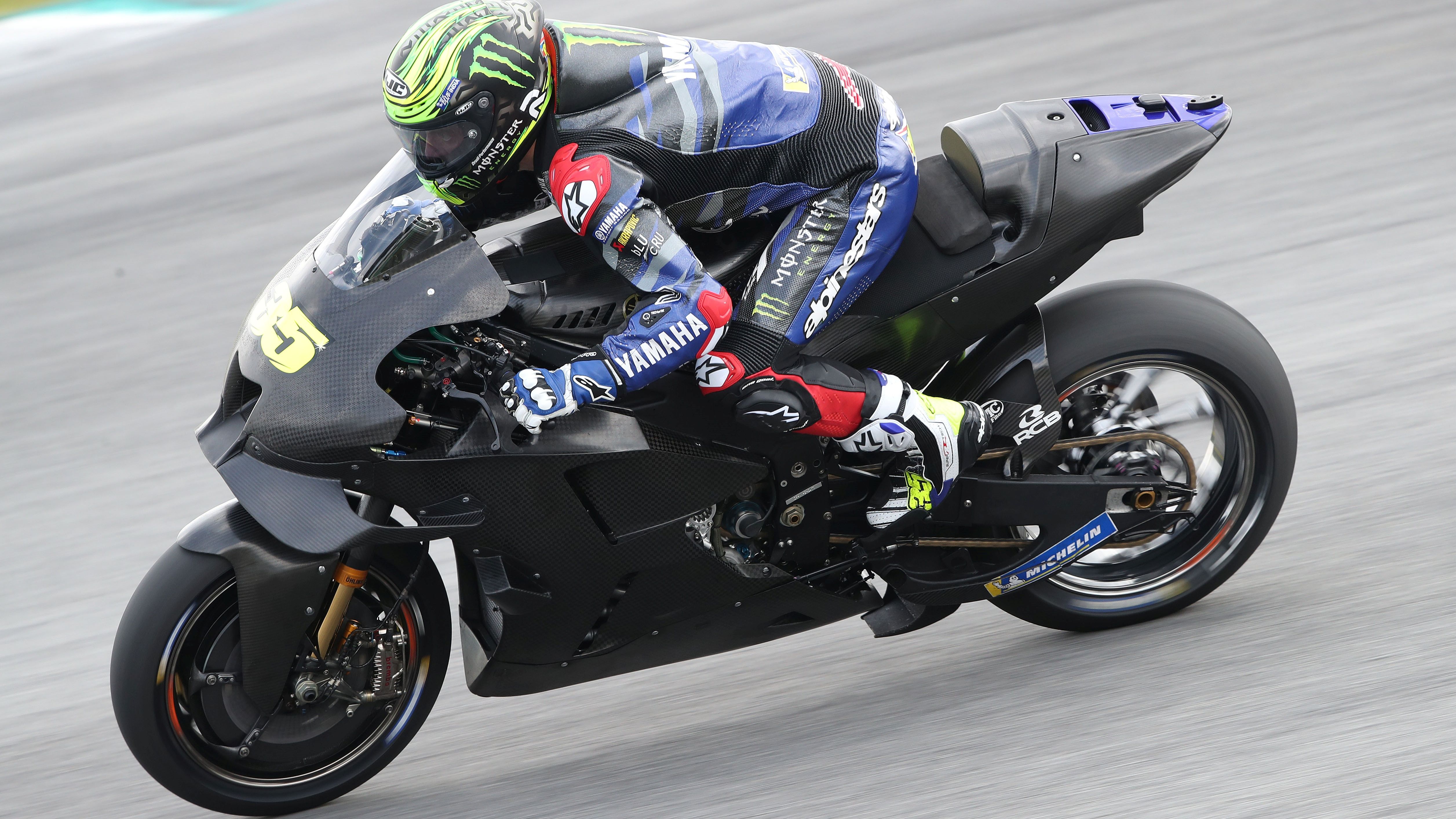 Cal Crutchlow 3, Yamaha YZR M1, Yamaha Factory Racing, Shakedown Test MotoGP Sepang 2024
