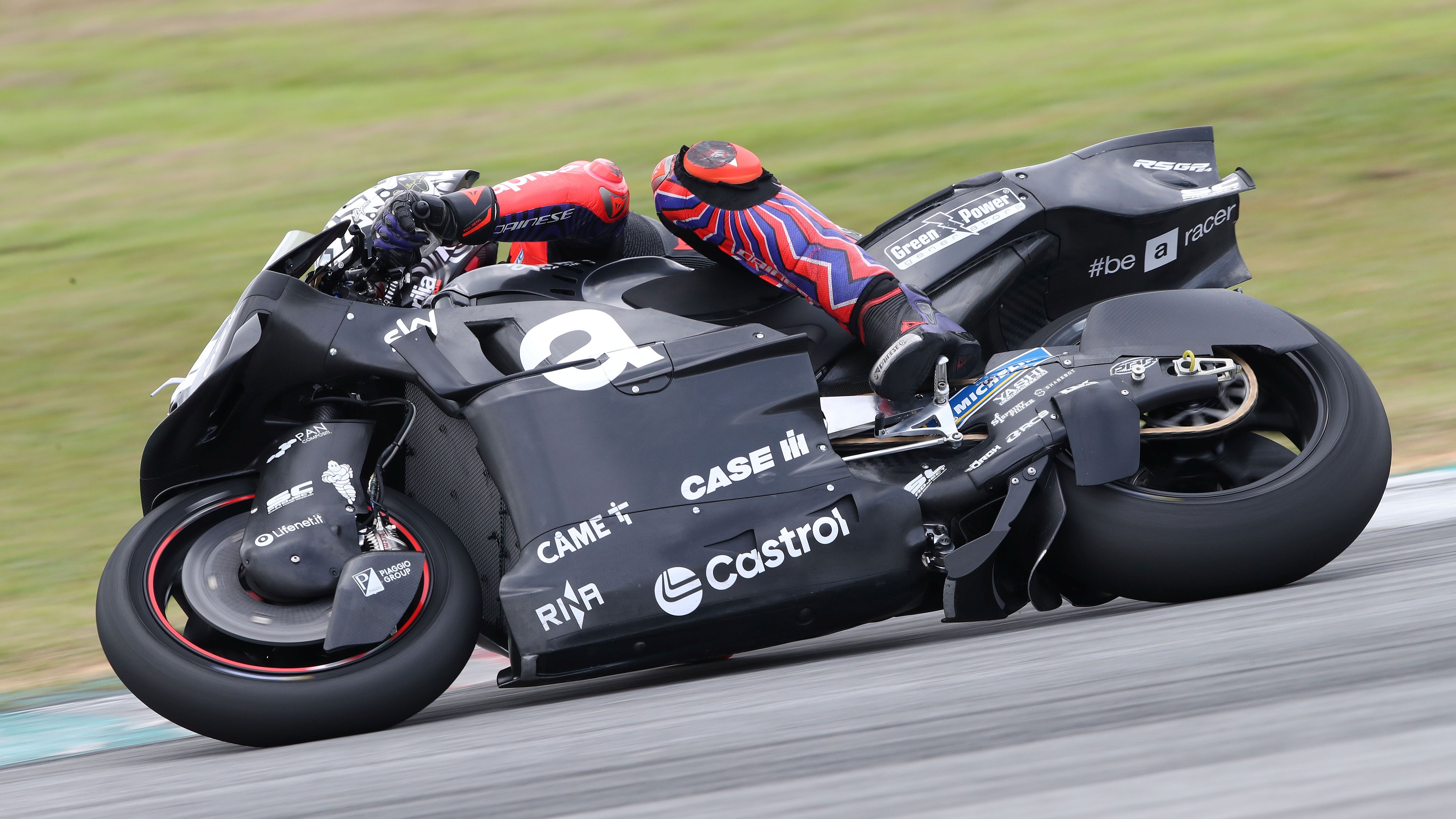 Lorenzo Savadori 2, Aprilia RS GP, Aprilia Racing, Shakedown Test MotoGP Sepang 2024