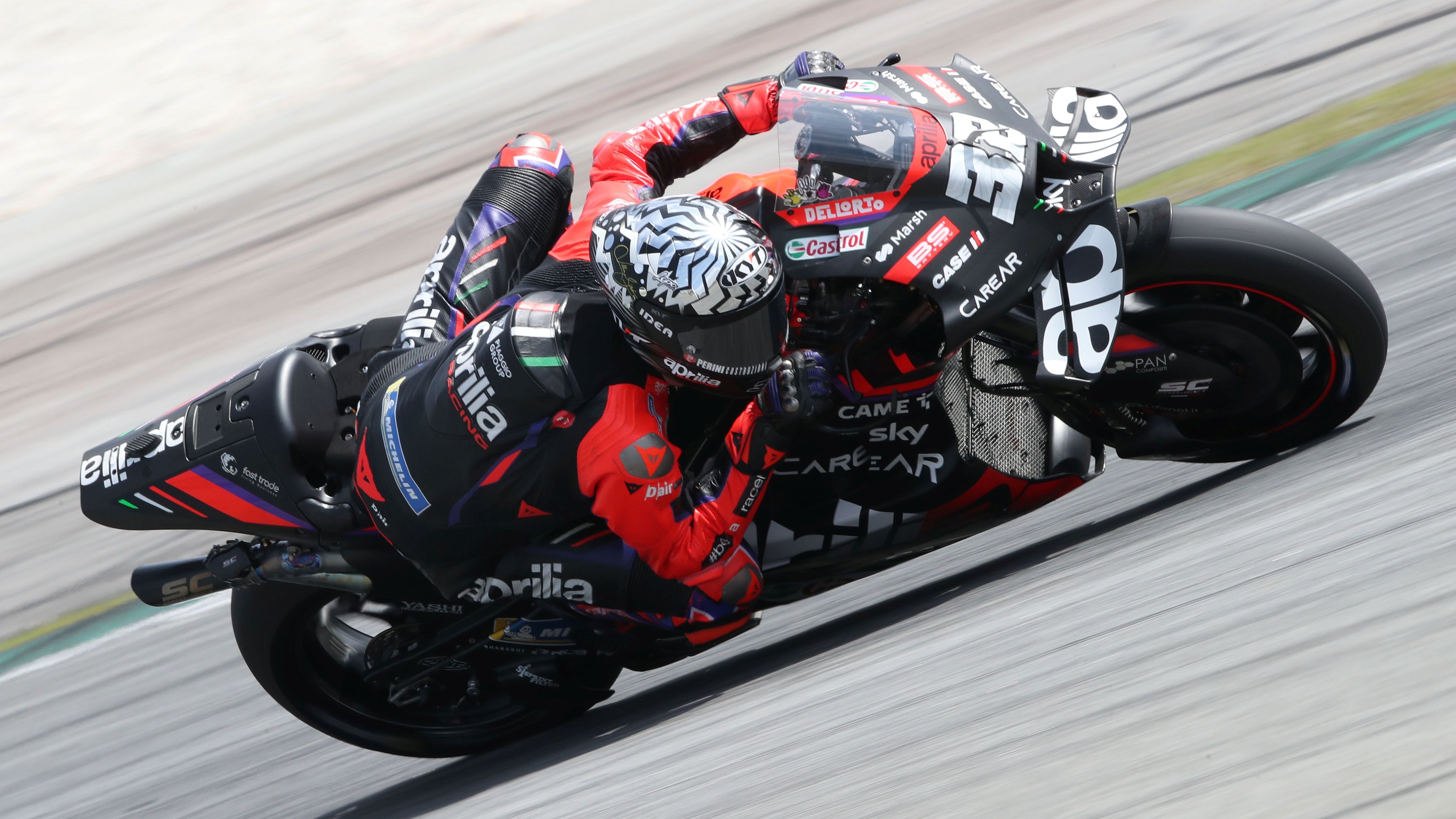 Lorenzo Savadori 3, Aprilia RS GP, Aprilia Racing, Shakedown Test MotoGP Sepang 2024