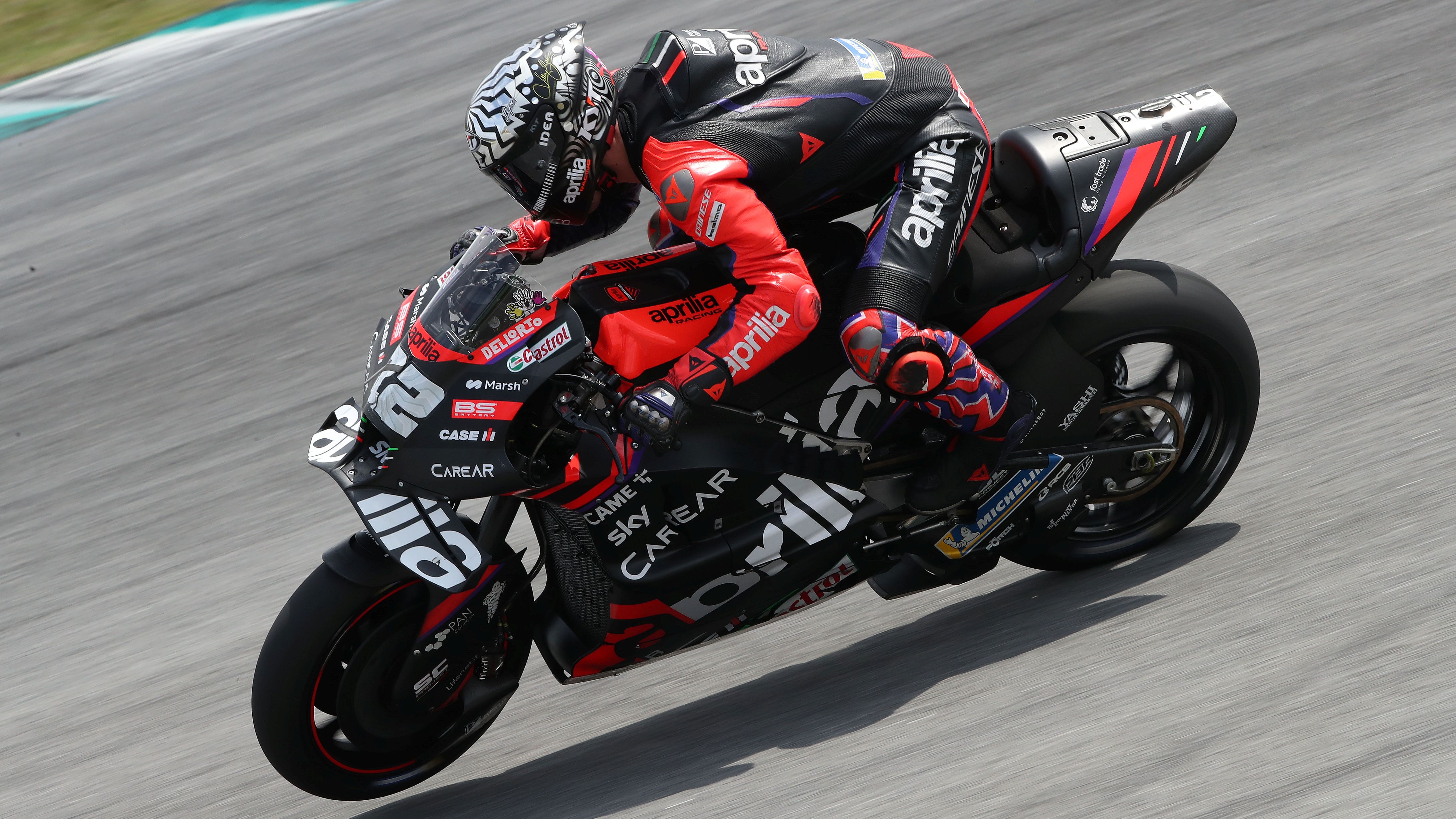 Lorenzo Savadori, Aprilia RS GP, Aprilia Racing, Shakedown Test MotoGP Sepang 2024
