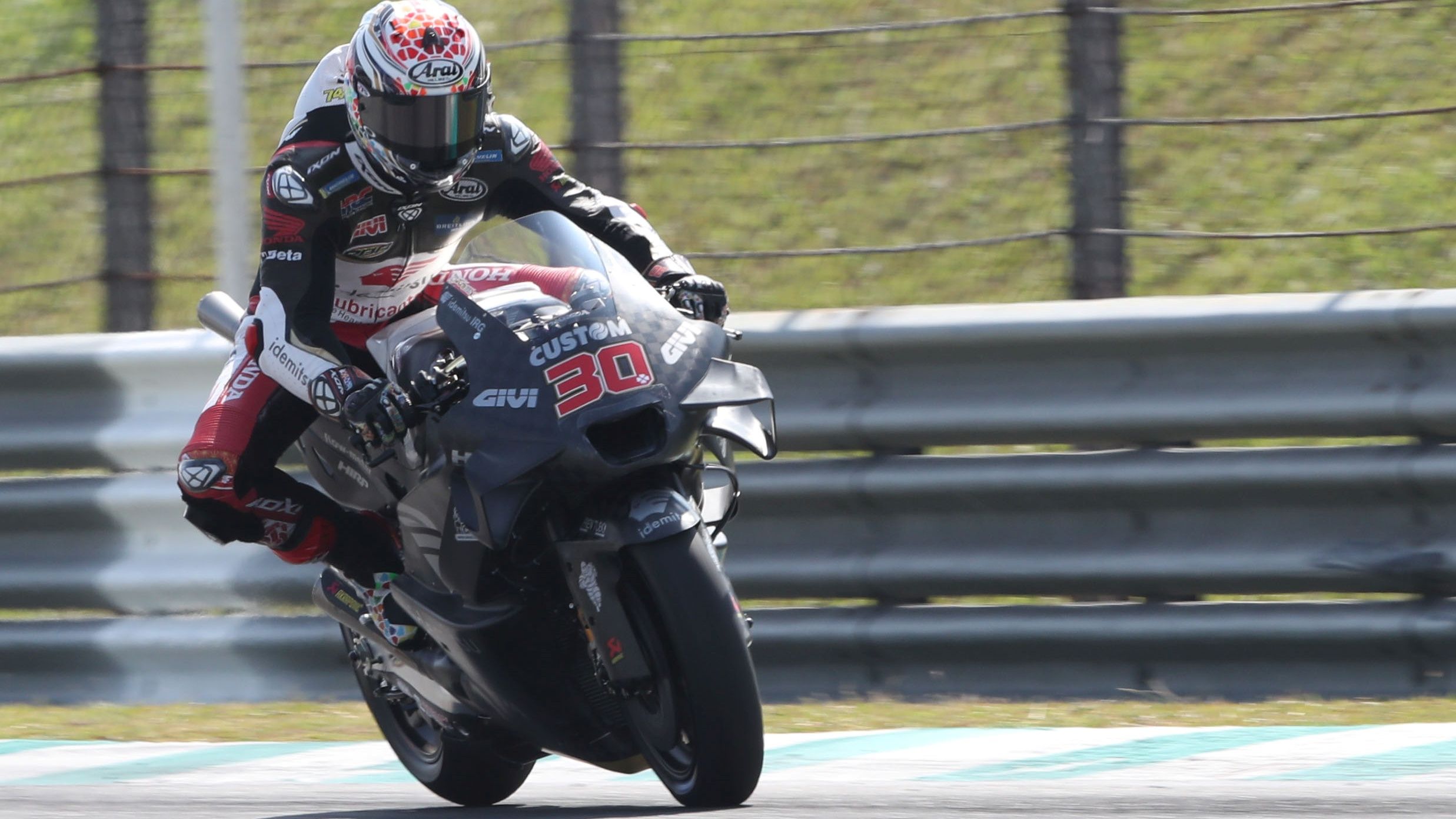 Takaaki Nakagami 2, Honda RC213V, LCR Honda Idemitsu, Shakedown Test MotoGP Sepang 2024