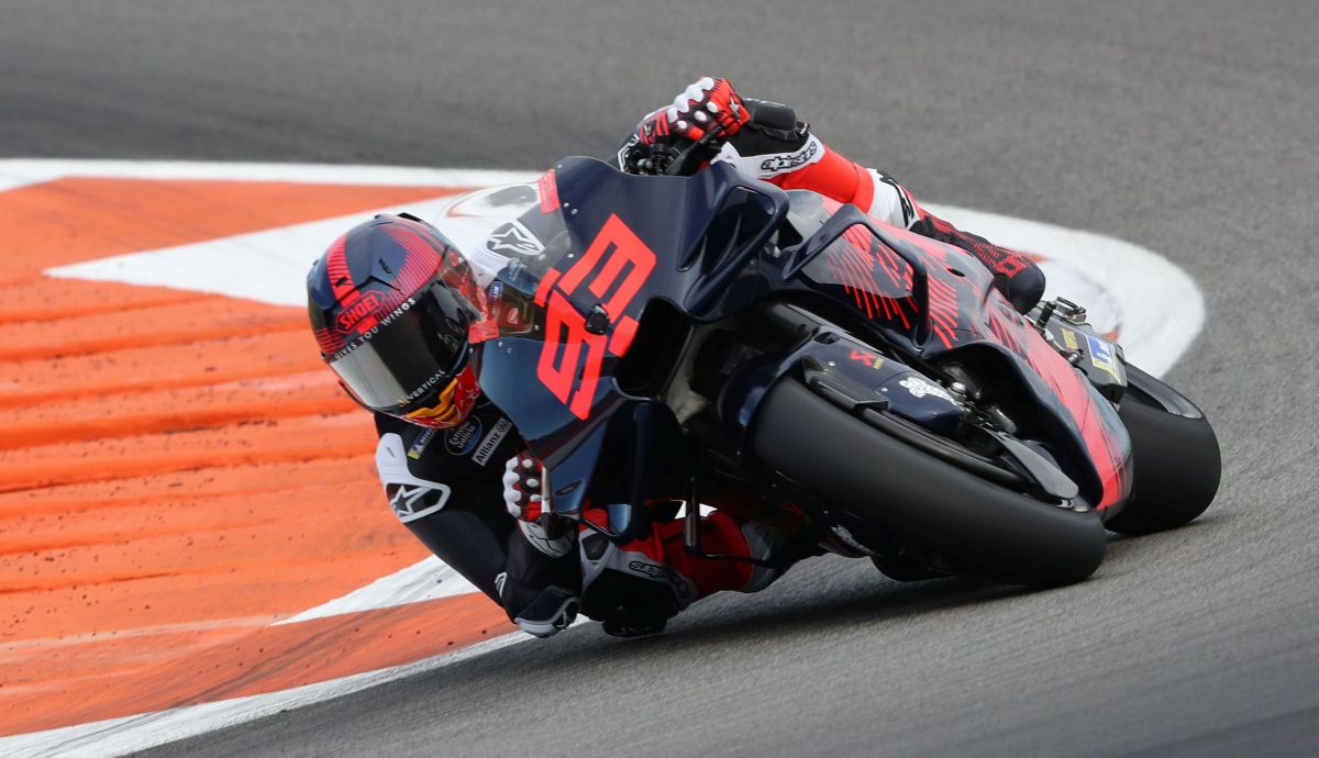 Marc Márquez con la Ducati en el test de Valencia previo a MotoGP 2024 Marc Márquez con la Ducati en el test de Valencia previo a MotoGP 2024
