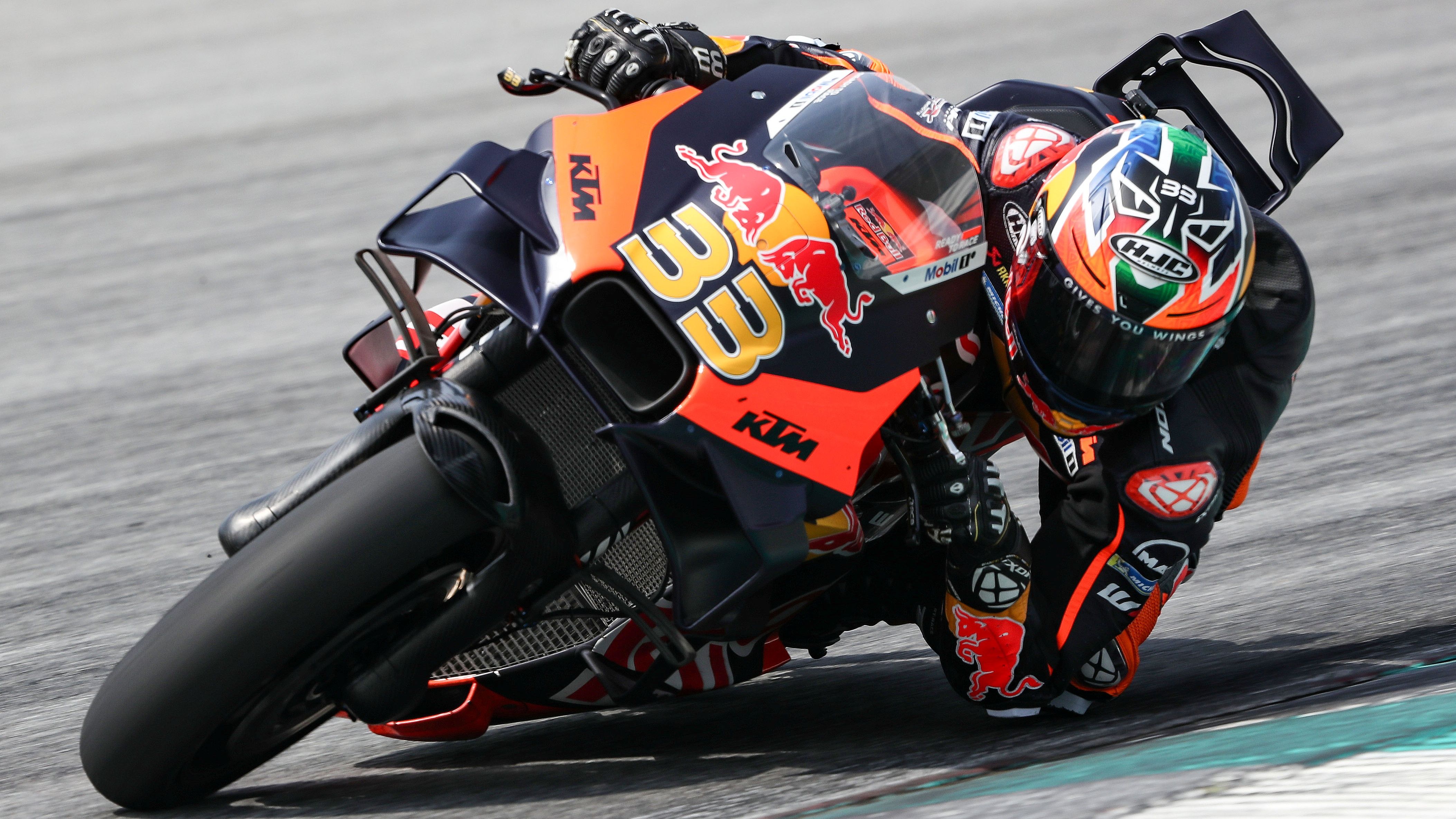 Brad Binder 2, KTM RC16, Red Bull KTM Factory Racing, test Sepang MotoGP 2024