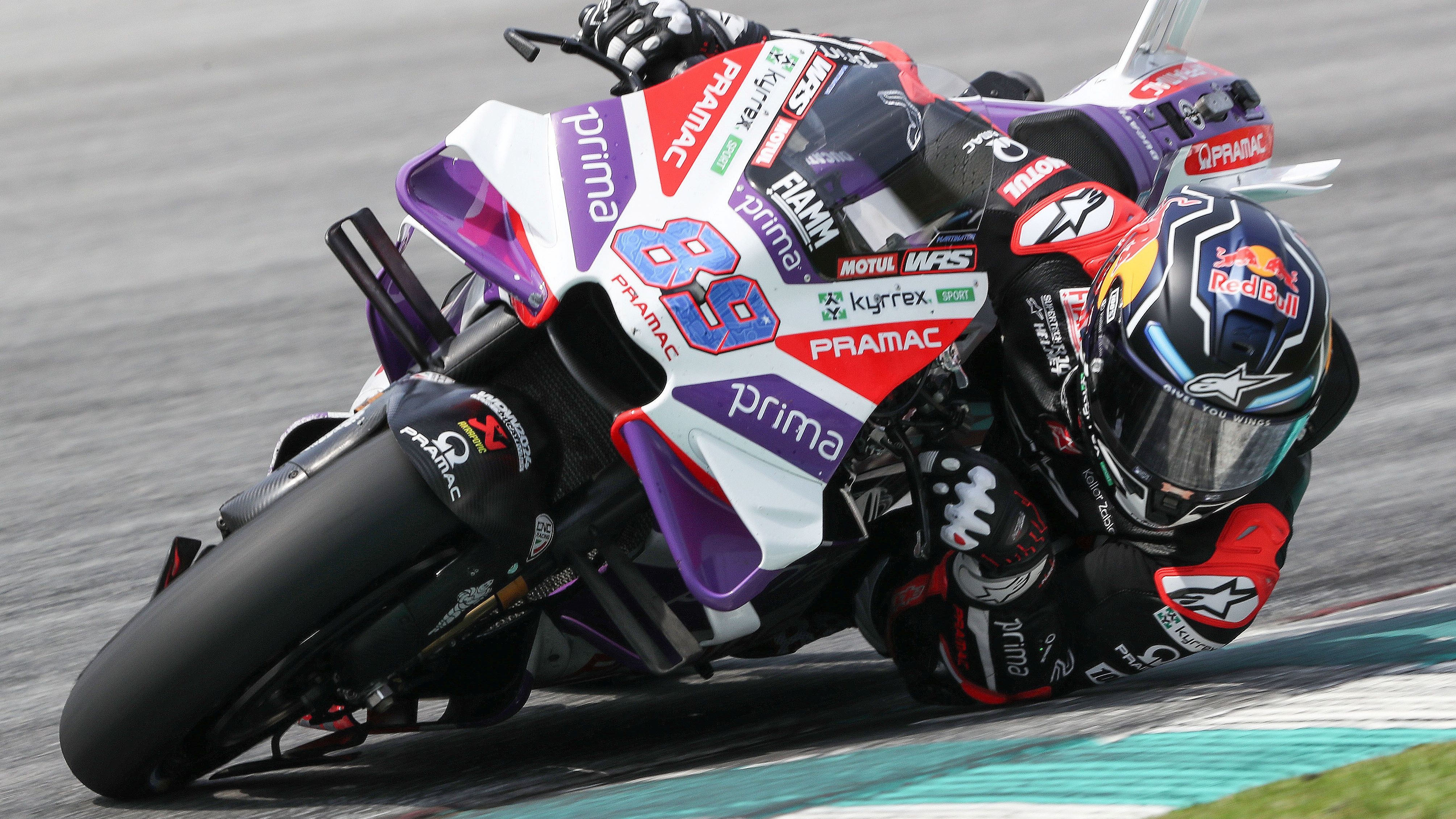 Jorge Martín 2, Ducati Desmosedici GP24, Prima Pramac Racing Team, test Sepang MotoGP 2024