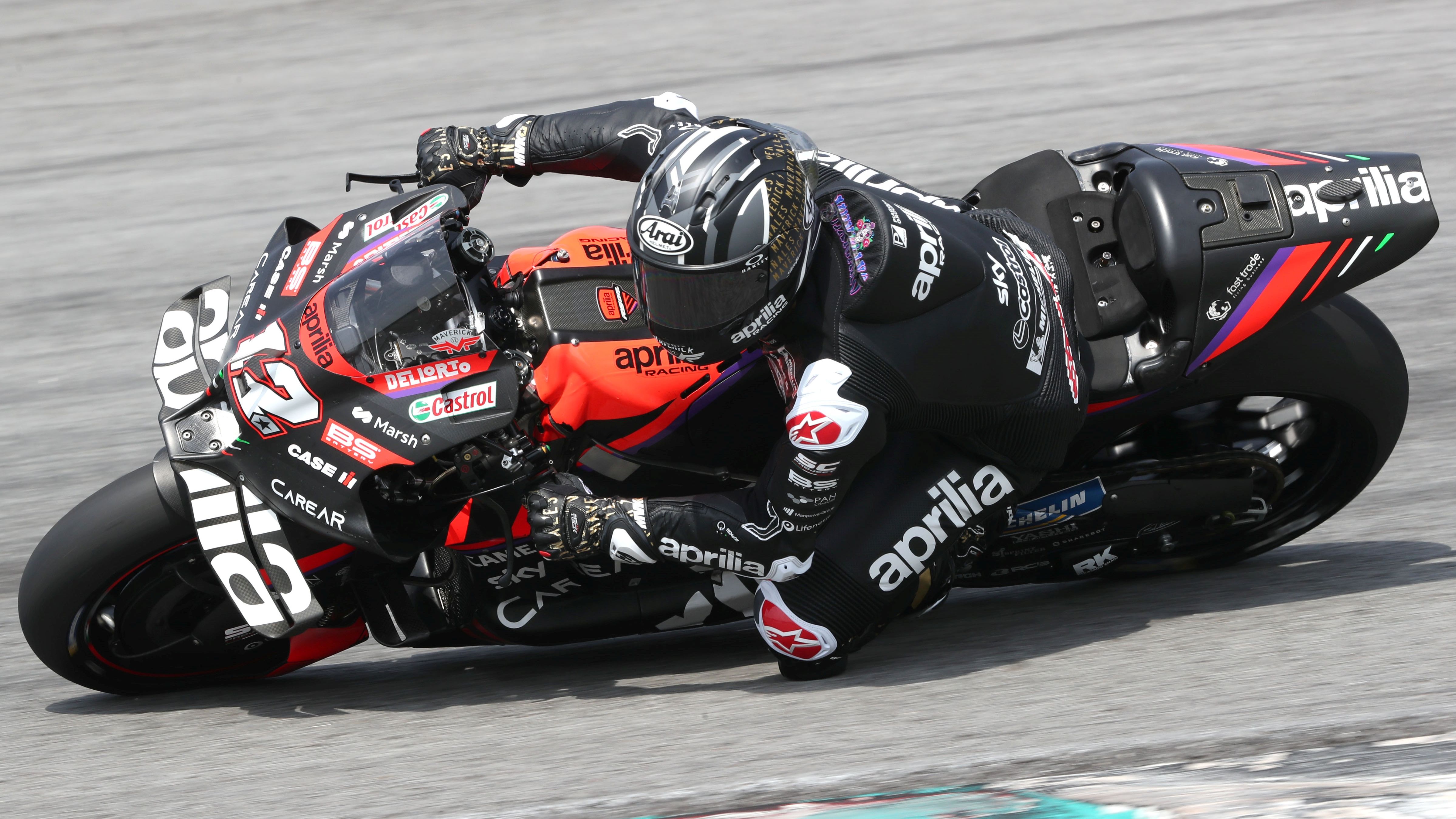 Maverick Viñales, Aprilia RS GP, Aprilia Racing, test Sepang MotoGP 2024