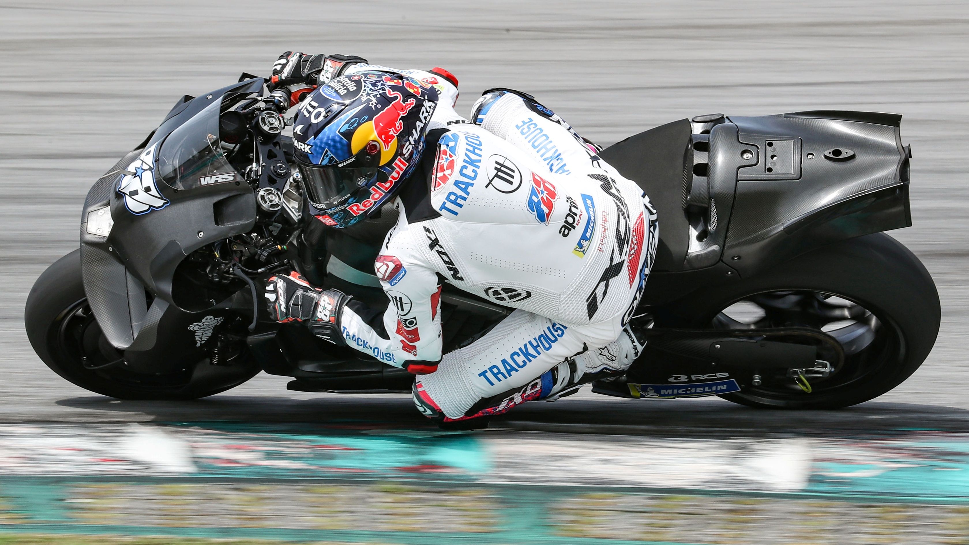 Miguel Oliveira 4, Aprilia RS GP, Trackhouse Racing, test Sepang MotoGP 2024