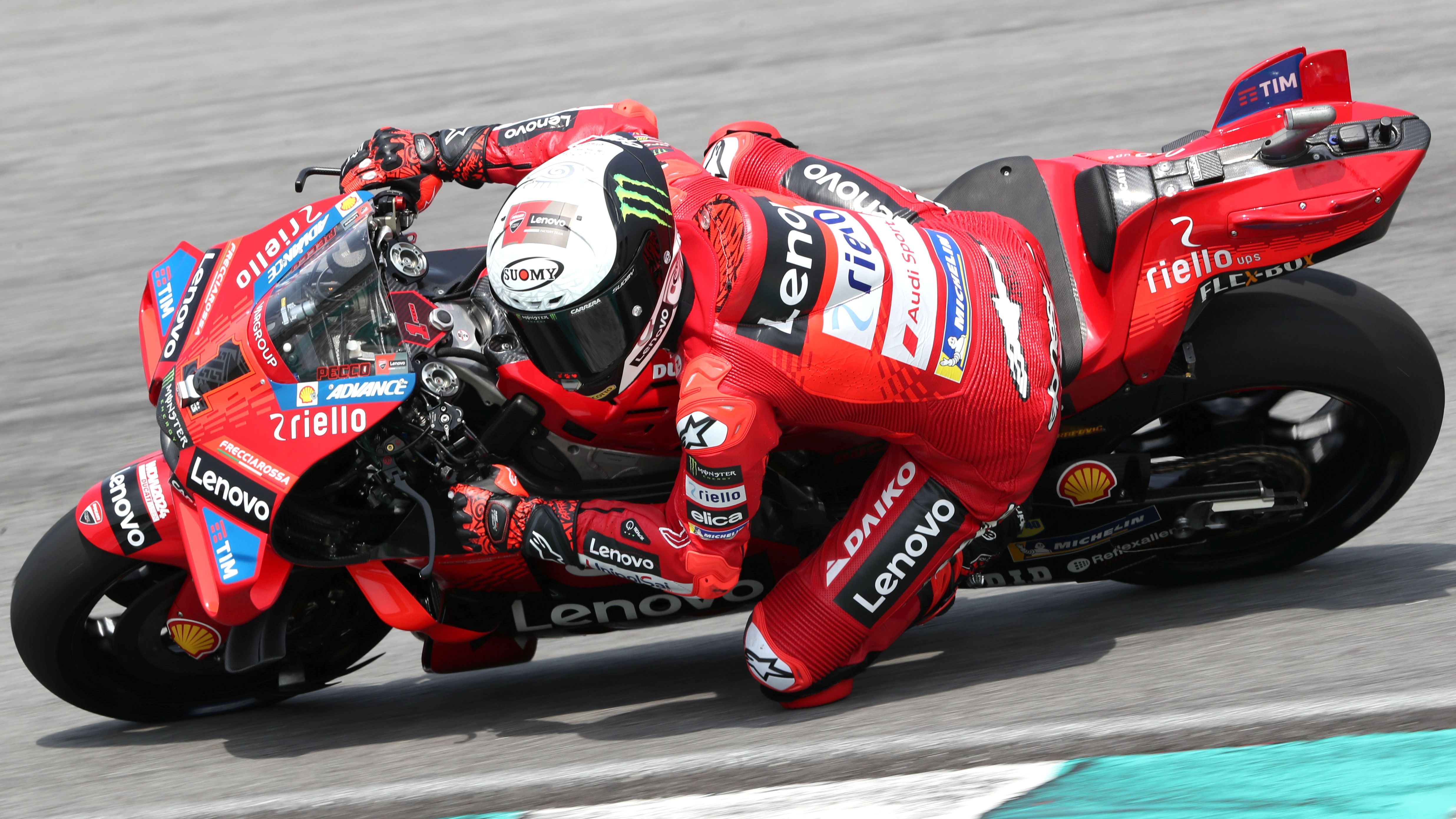 Pecco Bagnaia, Ducati Desmosedici GP24, Ducati Lenovo Team, test Sepang MotoGP 2024