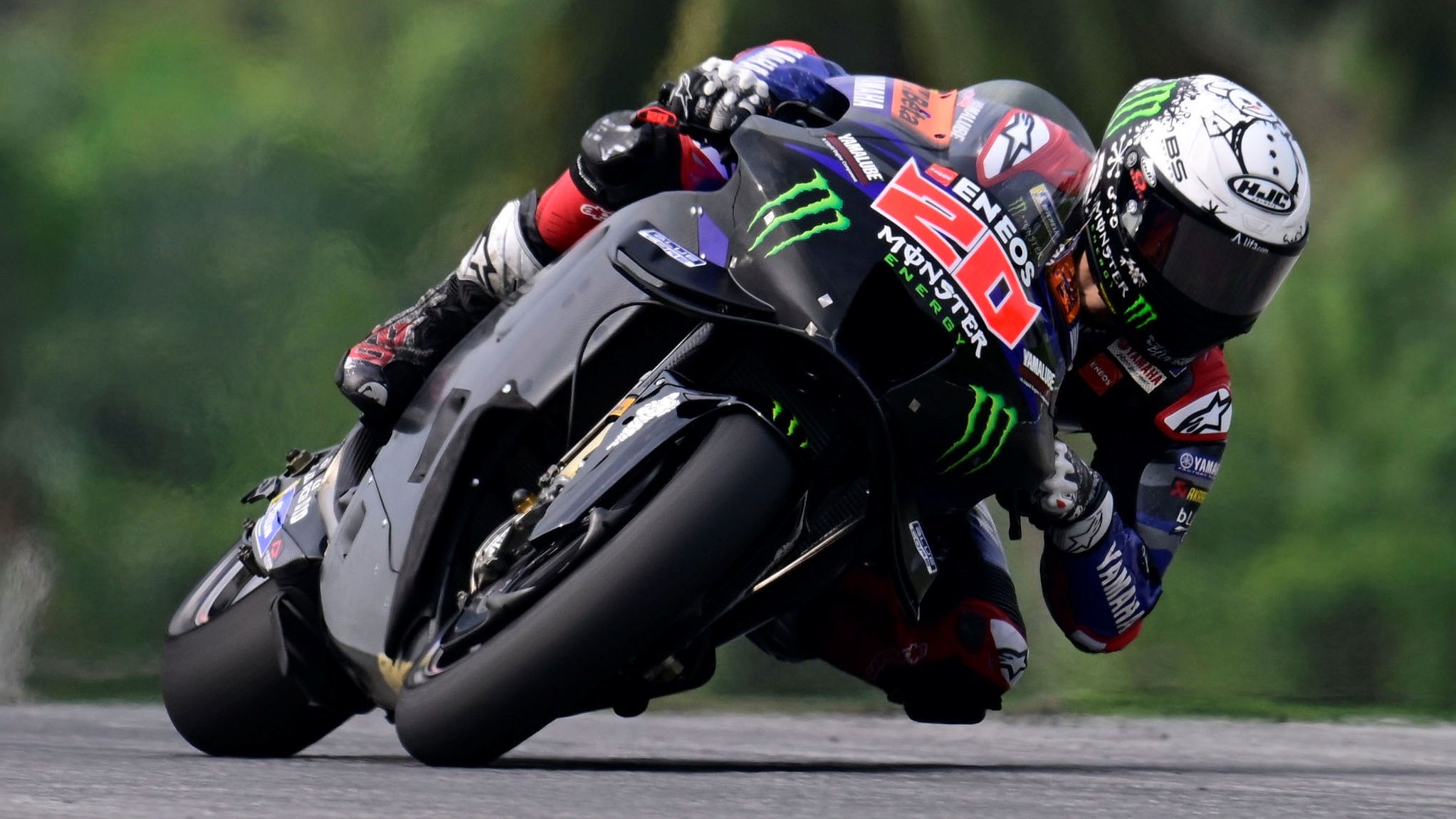 Fabio Quartararo 3, Yamaha YZR M1, Monster Energy Yamaha, test Sepang MotoGP 2024