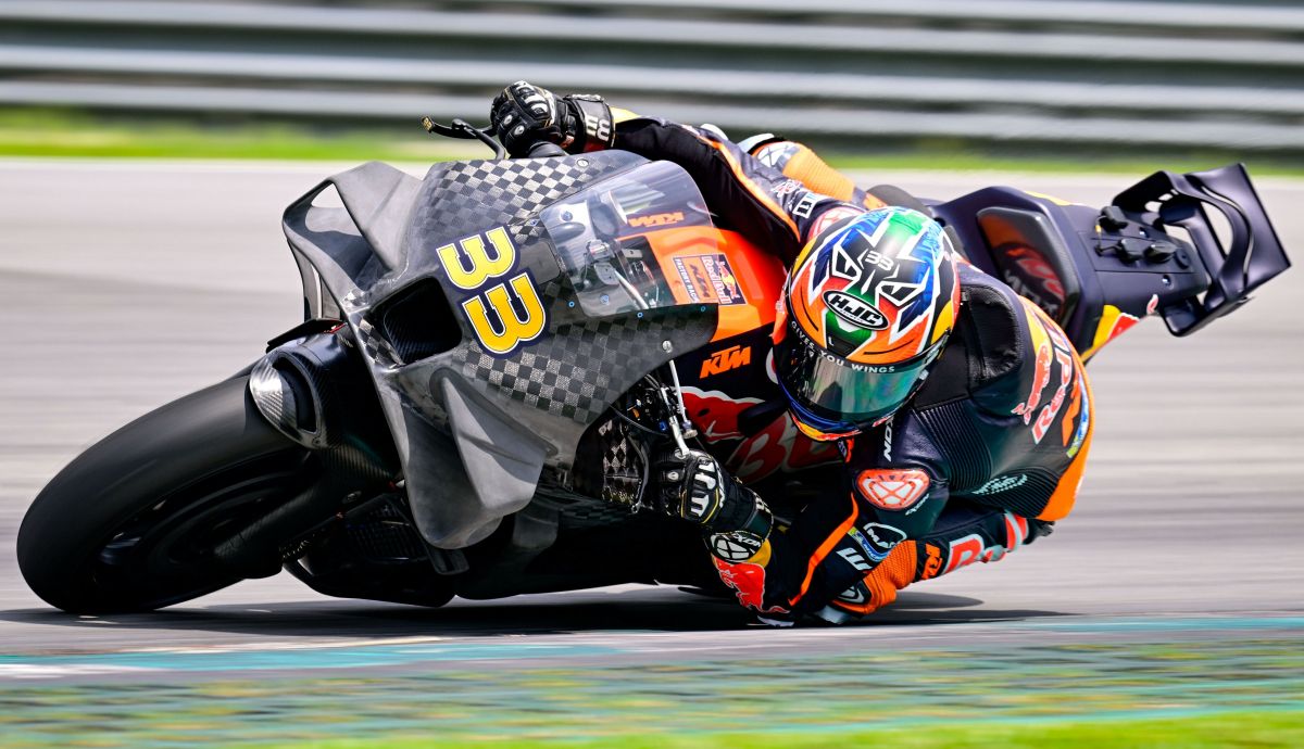 Brad Binder ha terminado tercero con la KTM en Sepang