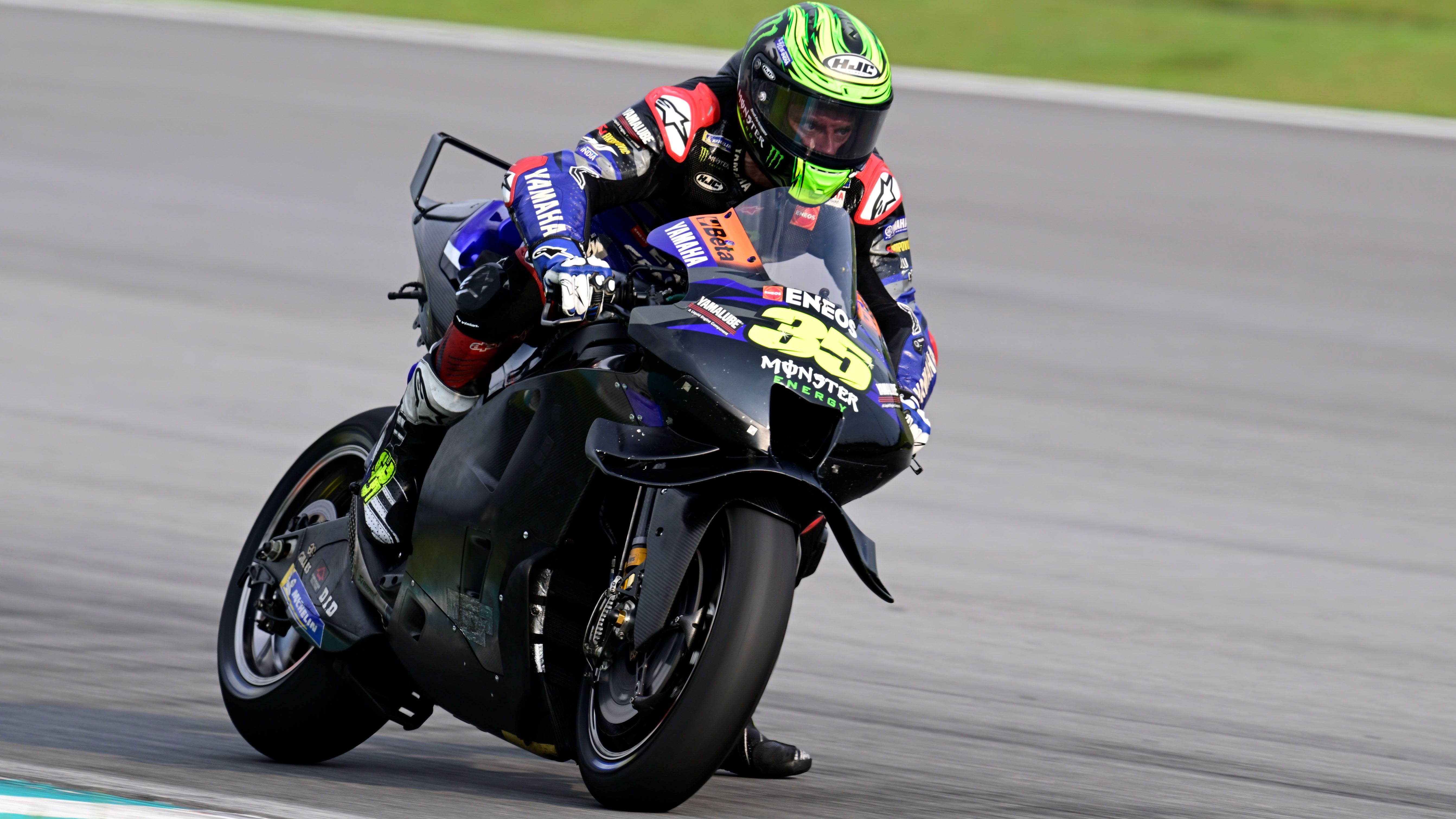 Cal Crutchlow 3, Yamaha YZR M1, Yamaha Factory Racing, test Sepang MotoGP 2024