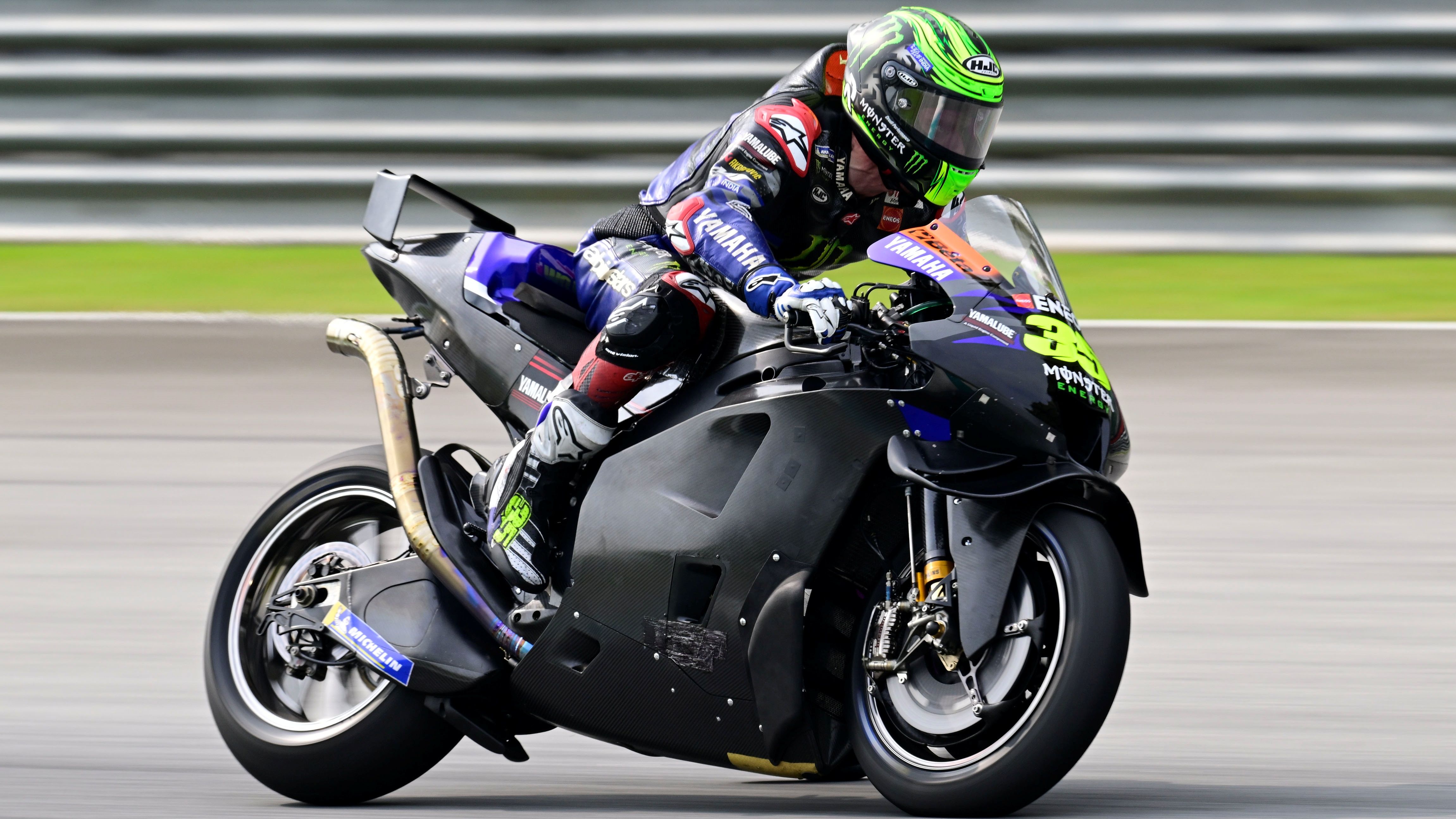 Cal Crutchlow 4, Yamaha YZR M1, Yamaha Factory Racing, test Sepang MotoGP 2024