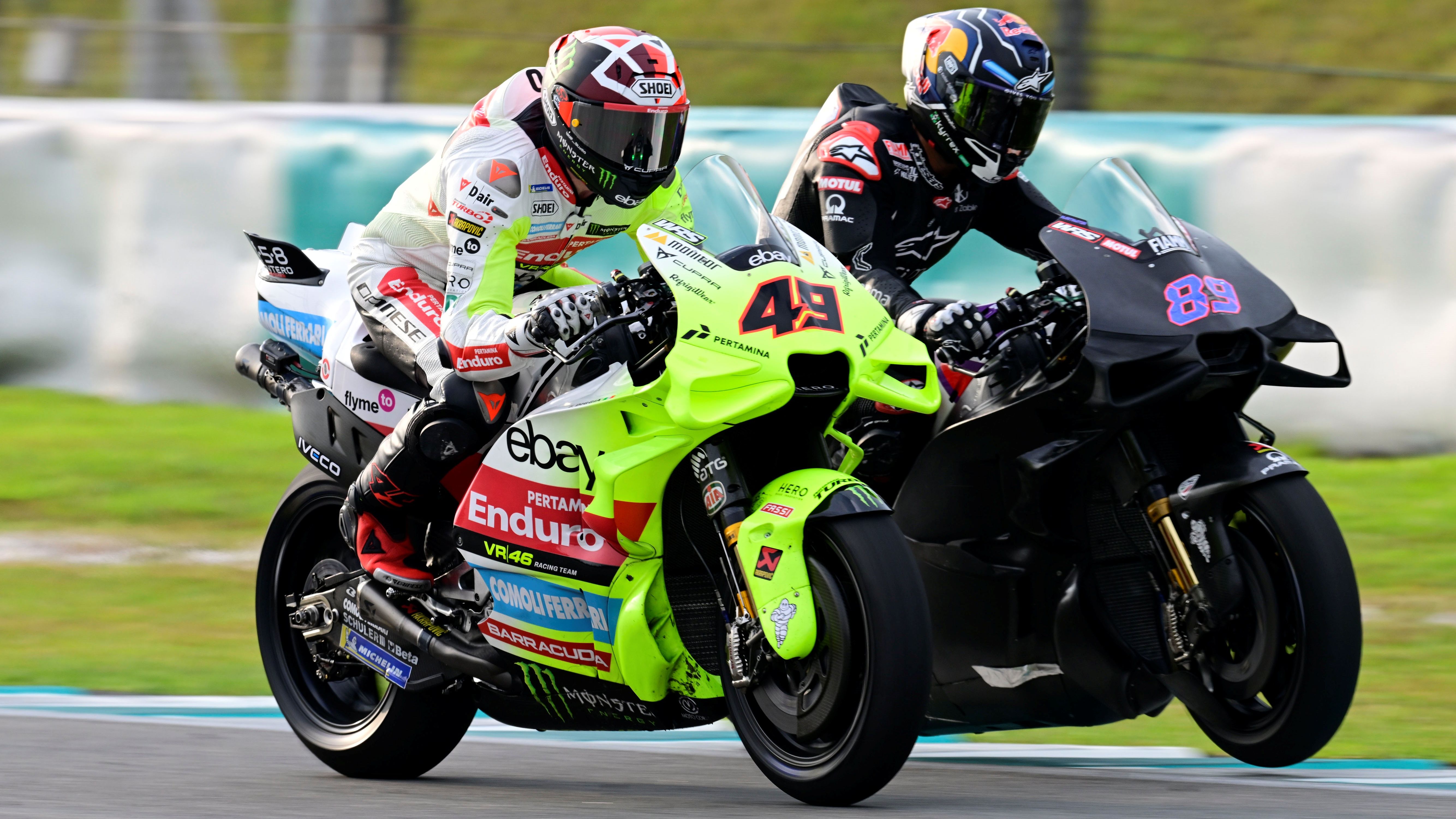 Fabio Di Giannantonio y Jorge Martín, test Sepang MotoGP 2024