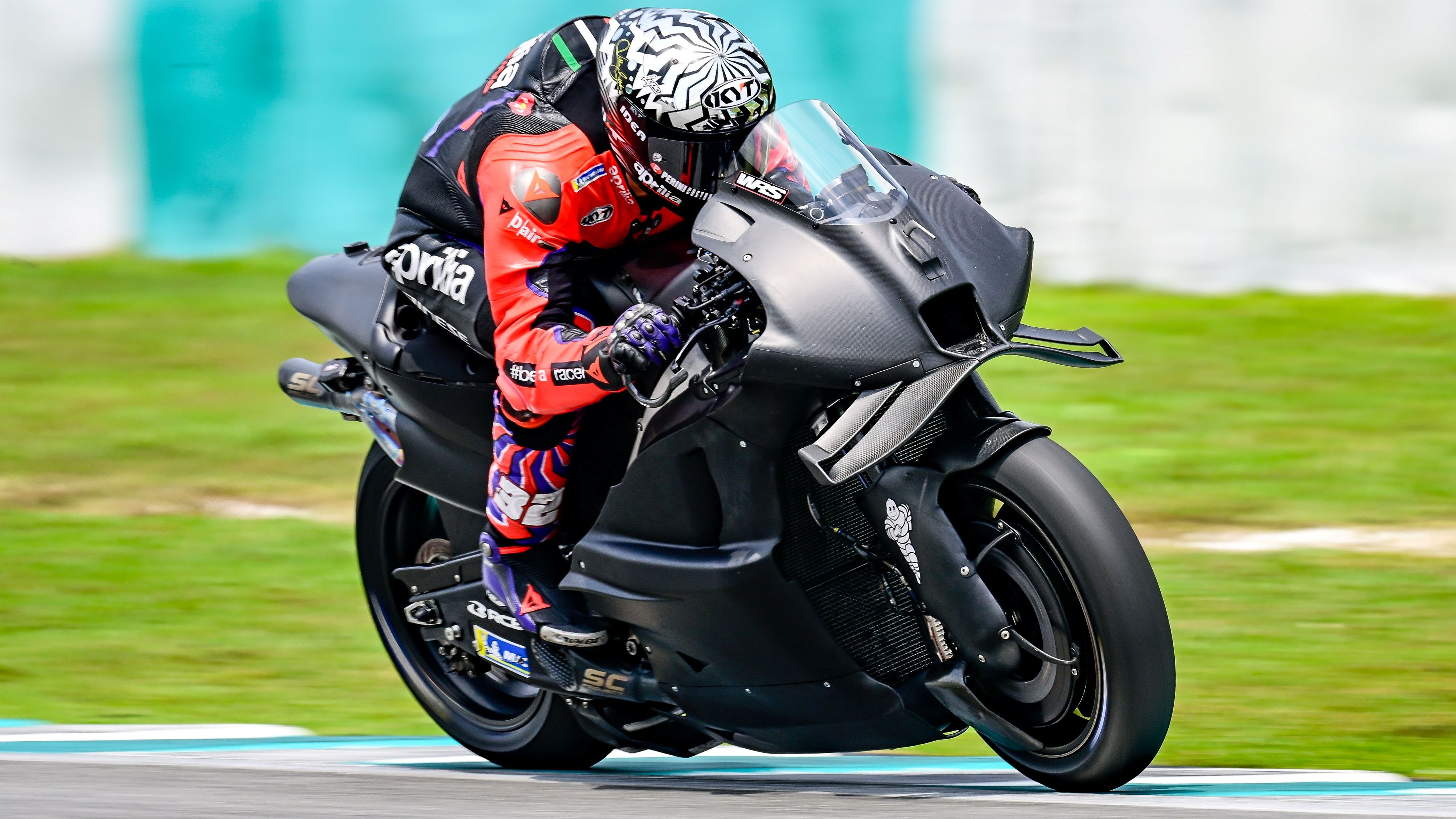 Lorenzo Savadori 3, Aprilia RS GP, Trackhouse Racing, test Sepang MotoGP 2024