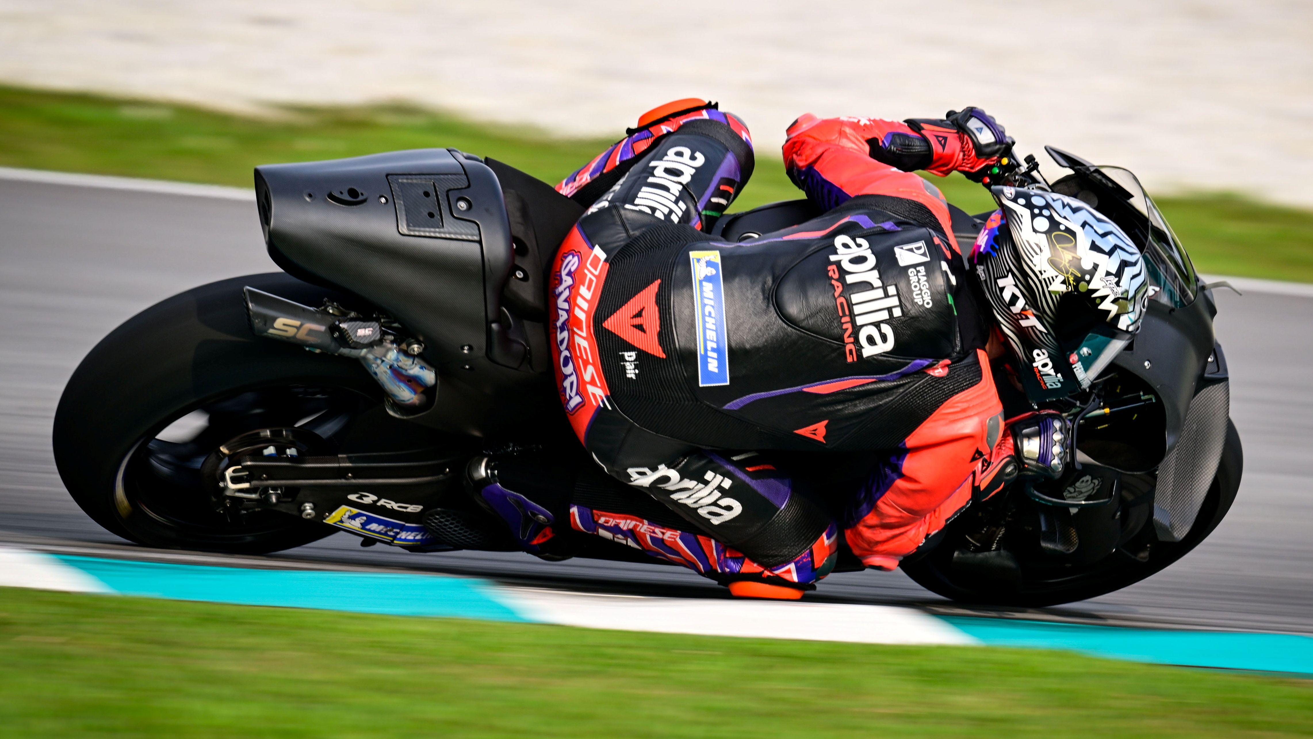 Lorenzo Savadori 4, Aprilia RS GP, Trackhouse Racing, test Sepang MotoGP 2024