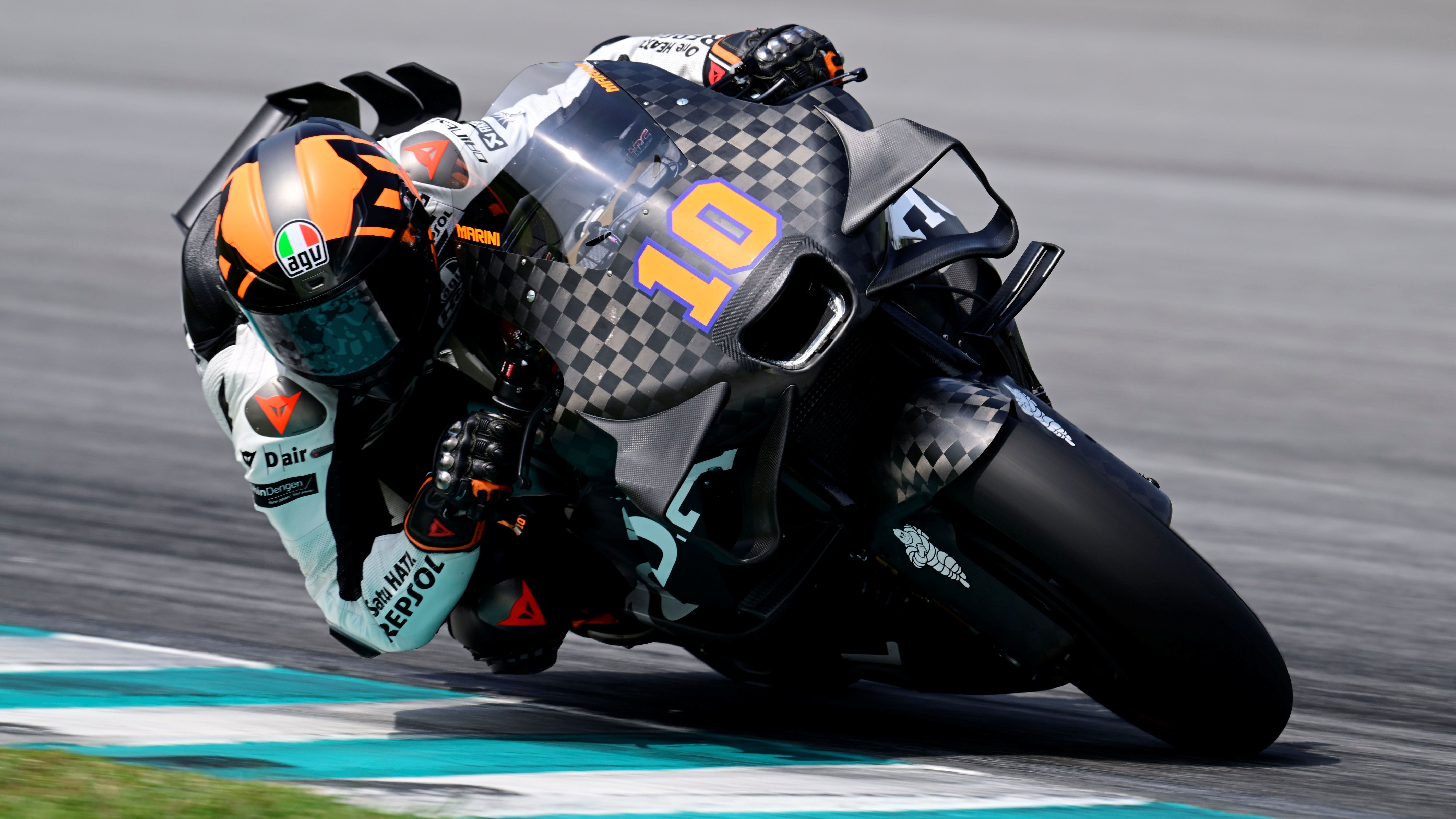 Luca Marini 3, Honda RC213V, Repsol Honda Team, test Sepang MotoGP 2024