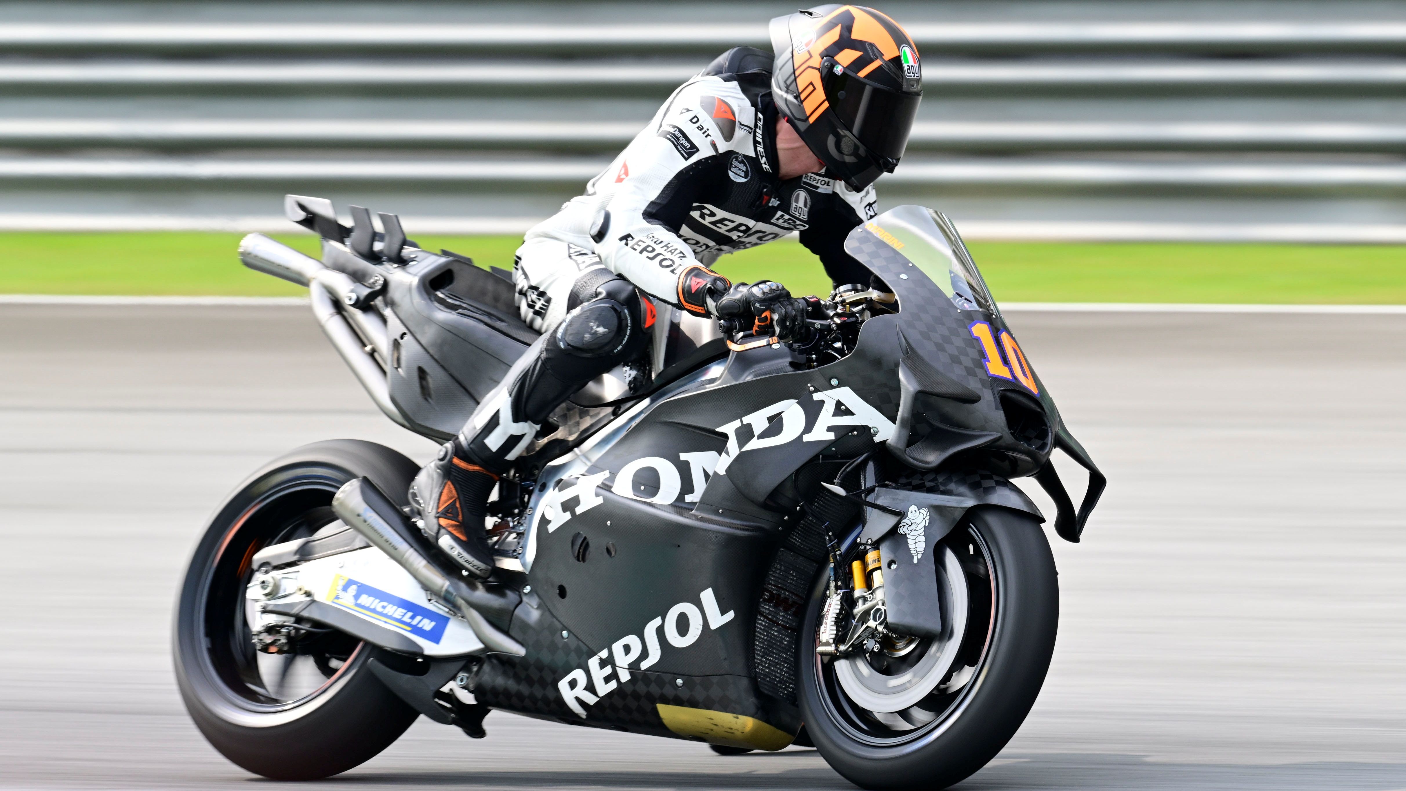 Luca Marini 4, Honda RC213V, Repsol Honda Team, test Sepang MotoGP 2024