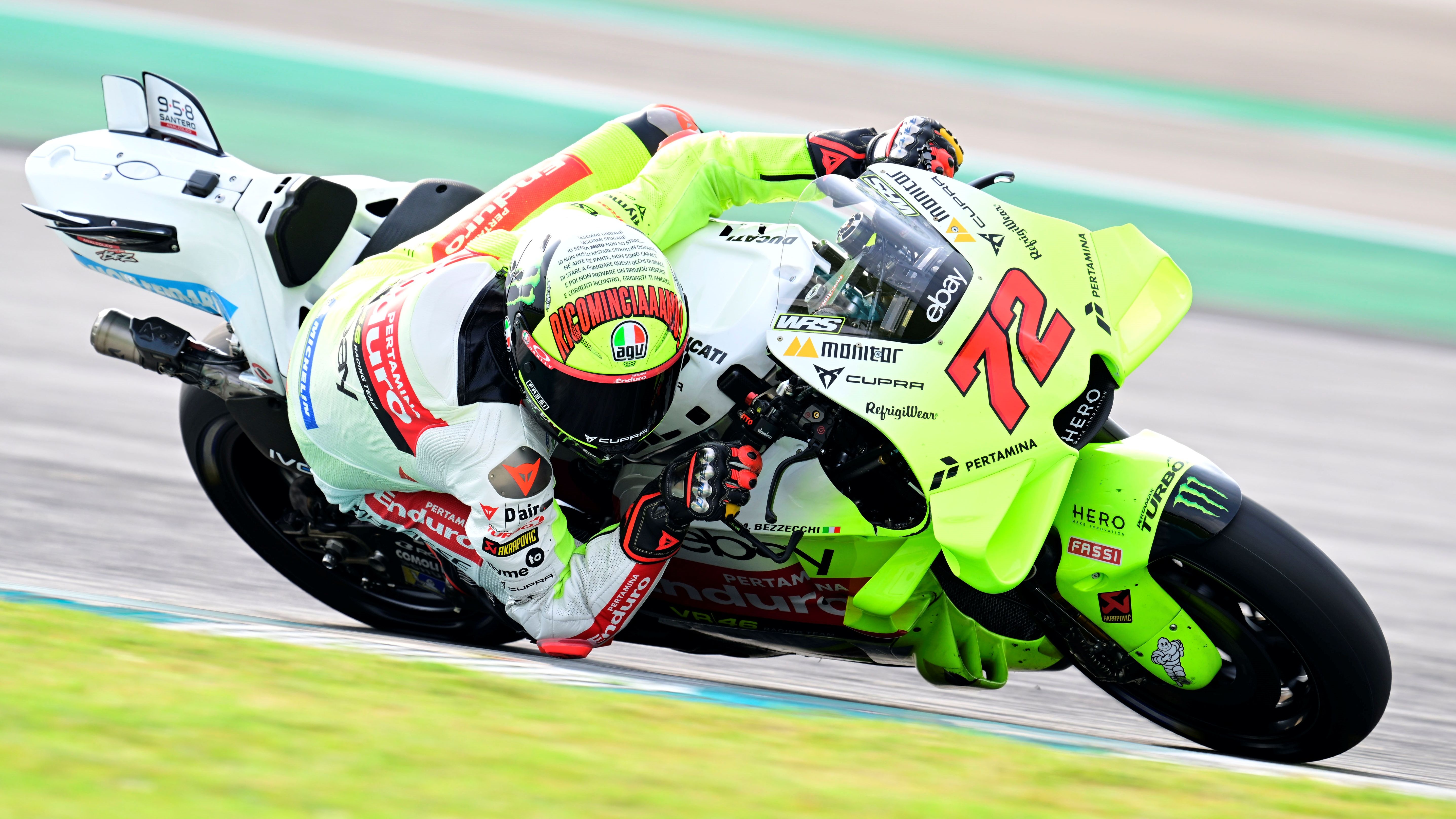 Marco Bezzecchi 4, Ducati Desmosedici GP23, Pertamina Enduro VR46 Racing Team, test Sepang MotoGP 2024