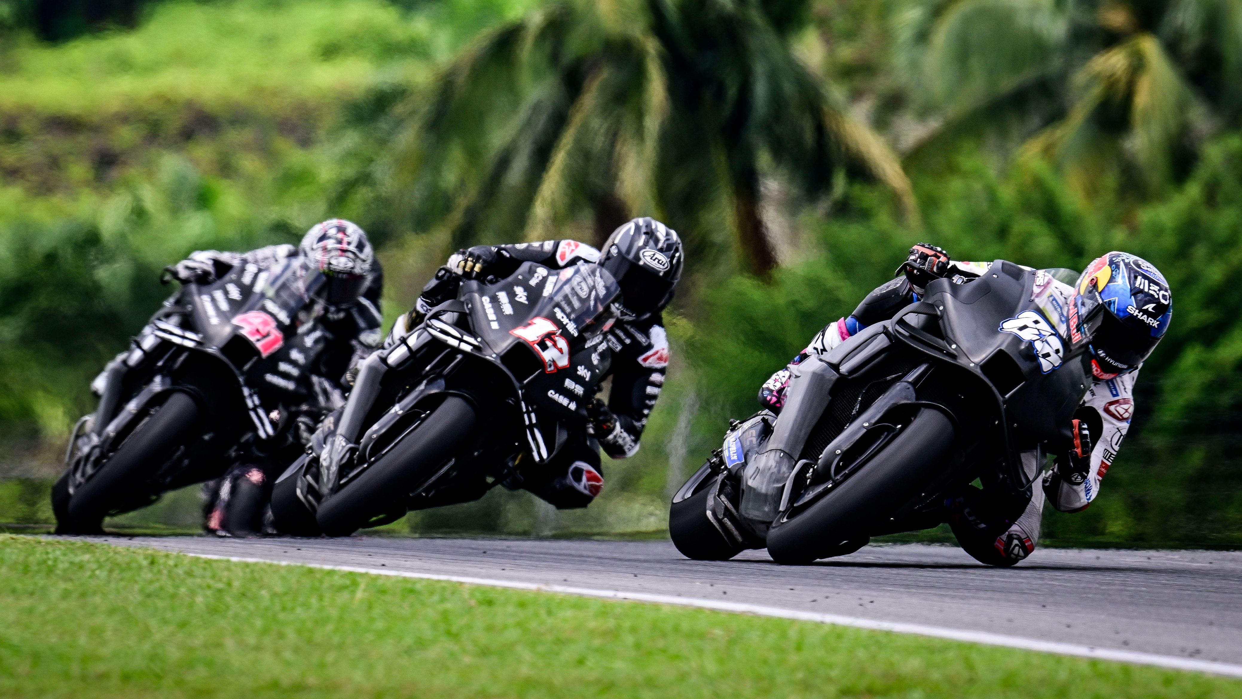 Miguel Oliveira, Maverick Viñales y Aleix Espargaró, test Sepang MotoGP 2024