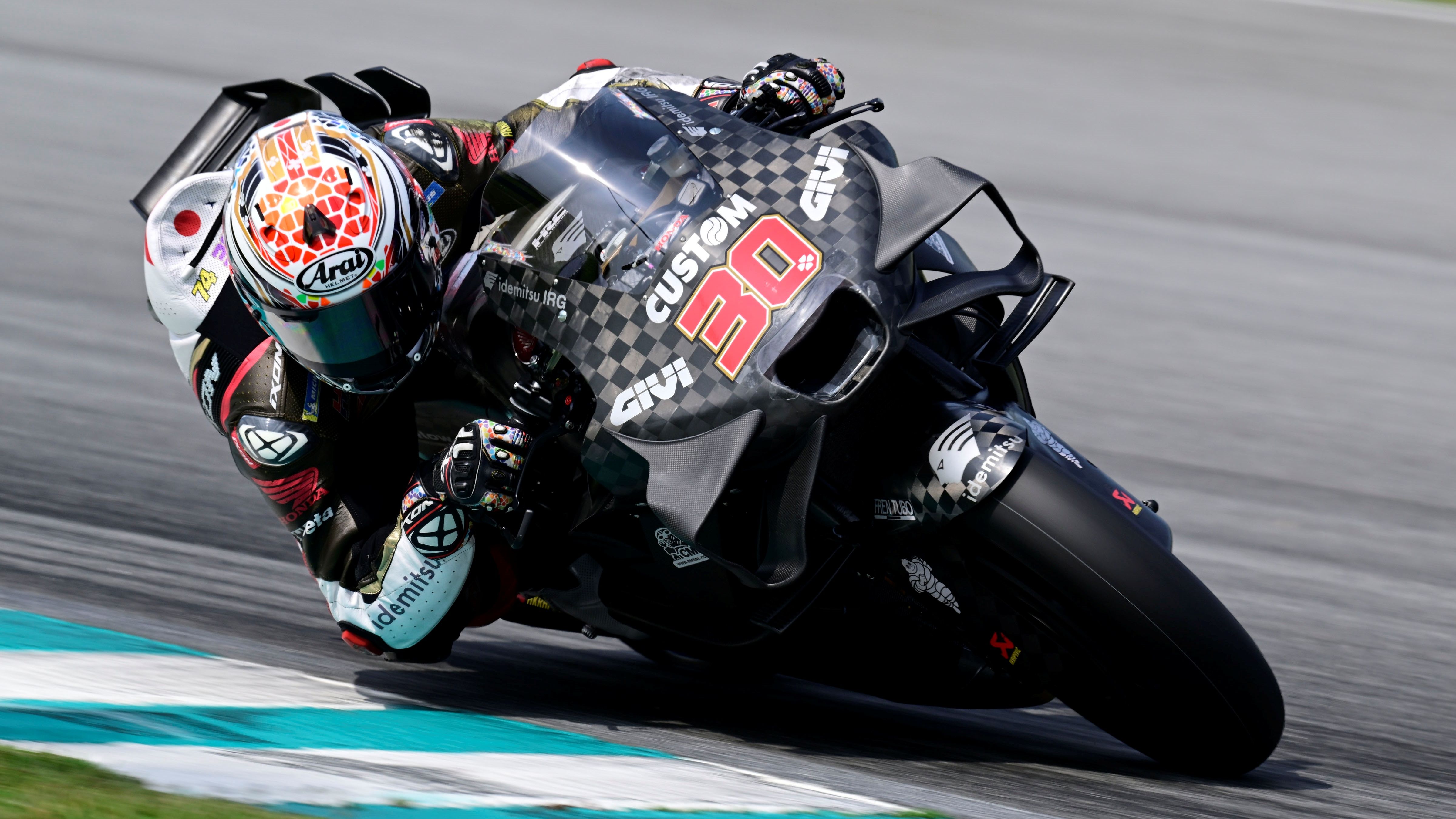 Takaaki Nakagami 4, Honda RC213V, Idemitsu Honda LCR, test Sepang MotoGP 2024