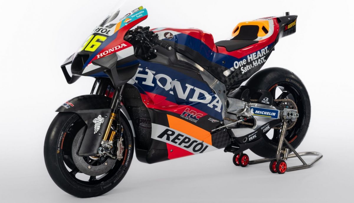 La Honda RC213V del Repsol Honda para MotoGP 2024 La Honda RC213V del Repsol Honda para MotoGP 2024