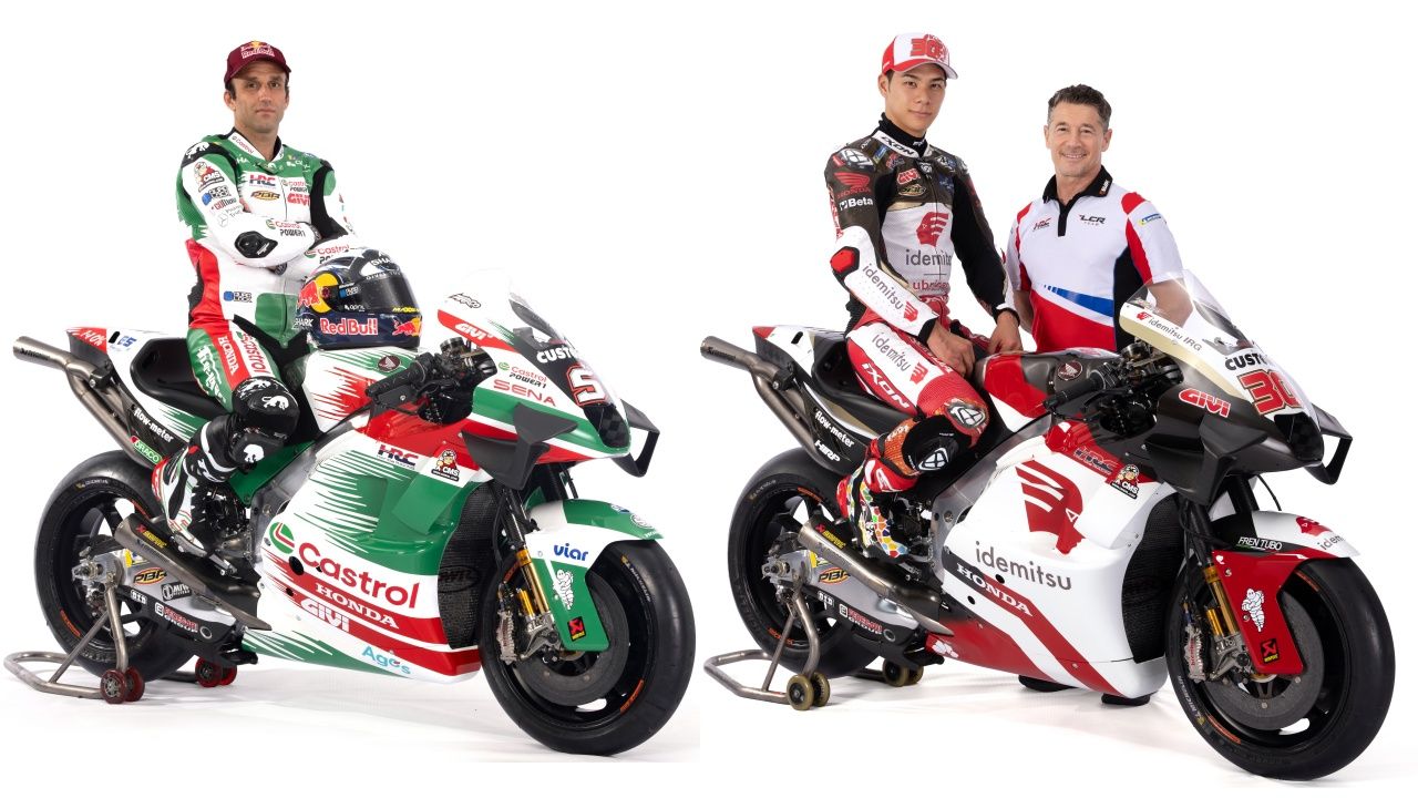 Johann Zarco y Takaaki Nakagami sobre las Honda RC213V Castrol & Idemitsu LCR que llevarán en MotoGP 2024