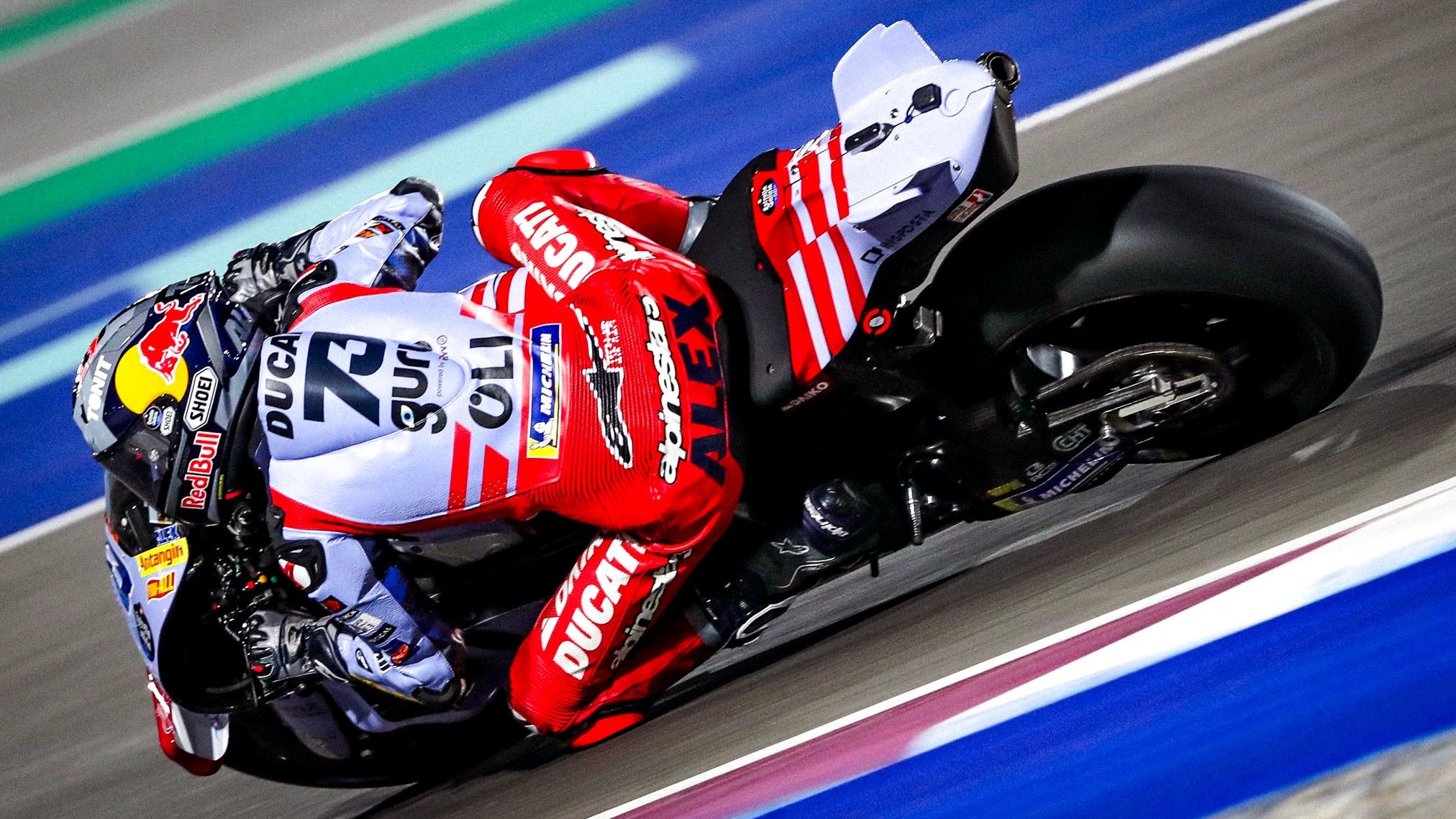 Álex Márquez 4, Ducati Desmosedici GP23, Gresini Racing, Test Qatar MotoGP 2024
