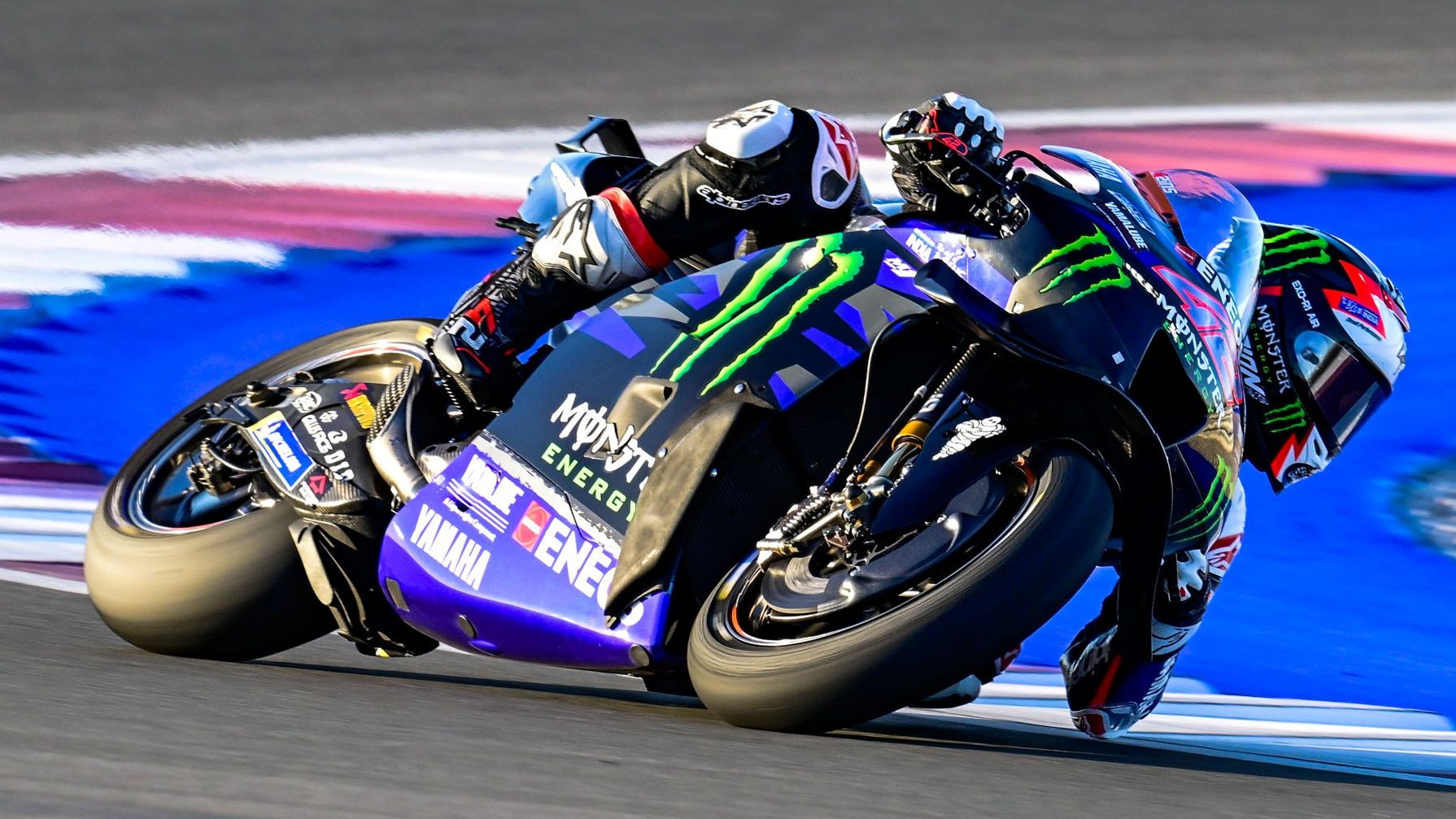 Álex Rins 3, Yamaha YZR M1, Monster Energy Yamaha, Test Qatar MotoGP 2024
