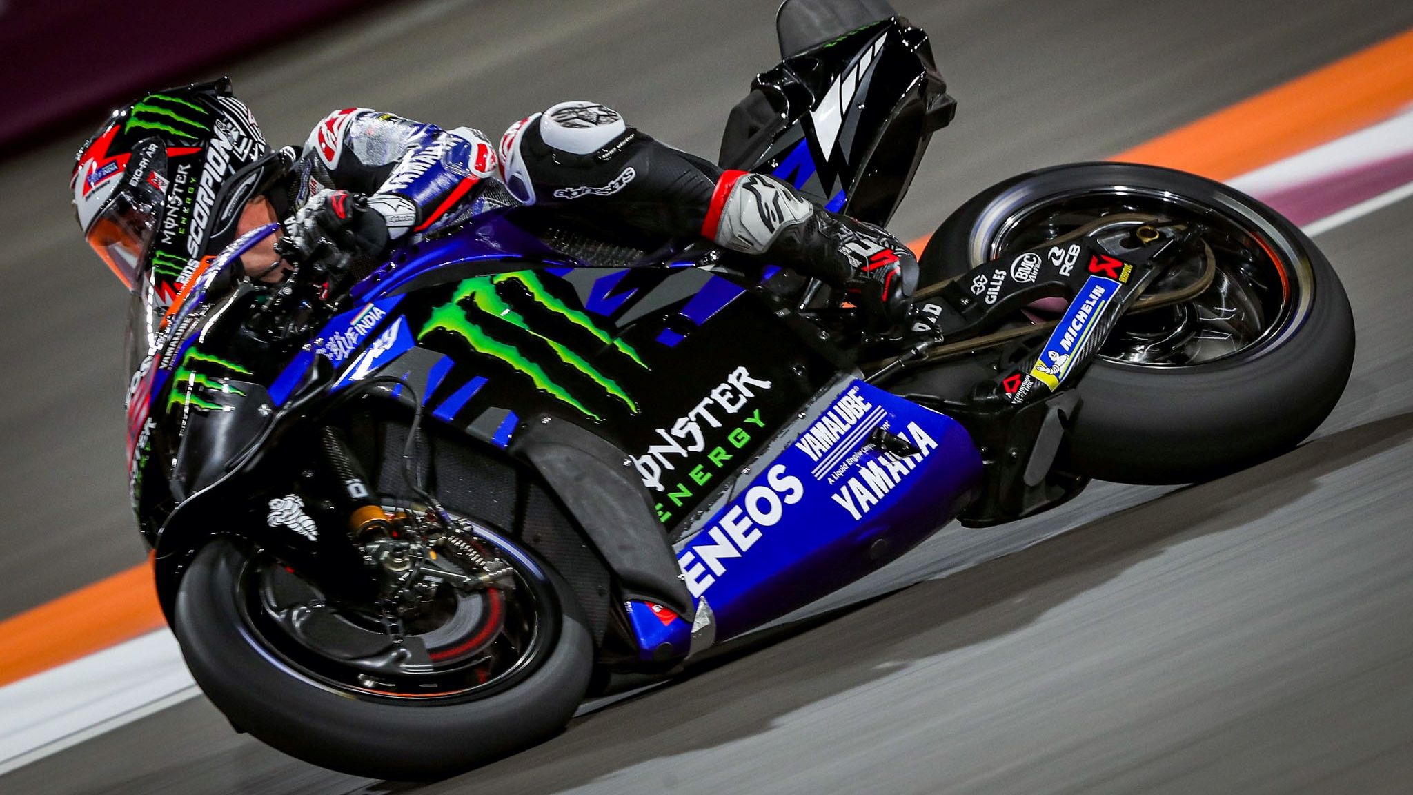 Álex Rins 5, Yamaha YZR M1, Monster Energy Yamaha, Test Qatar MotoGP 2024