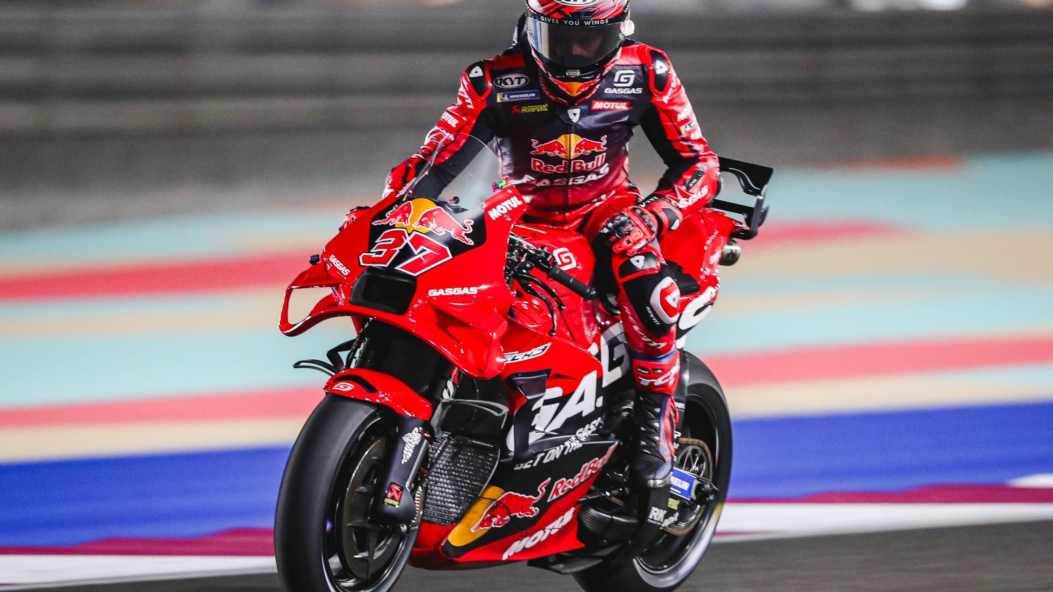Augusto Fernández 4, KTM RC16, Red Bull GasGas Tech3, Test Qatar MotoGP 2024