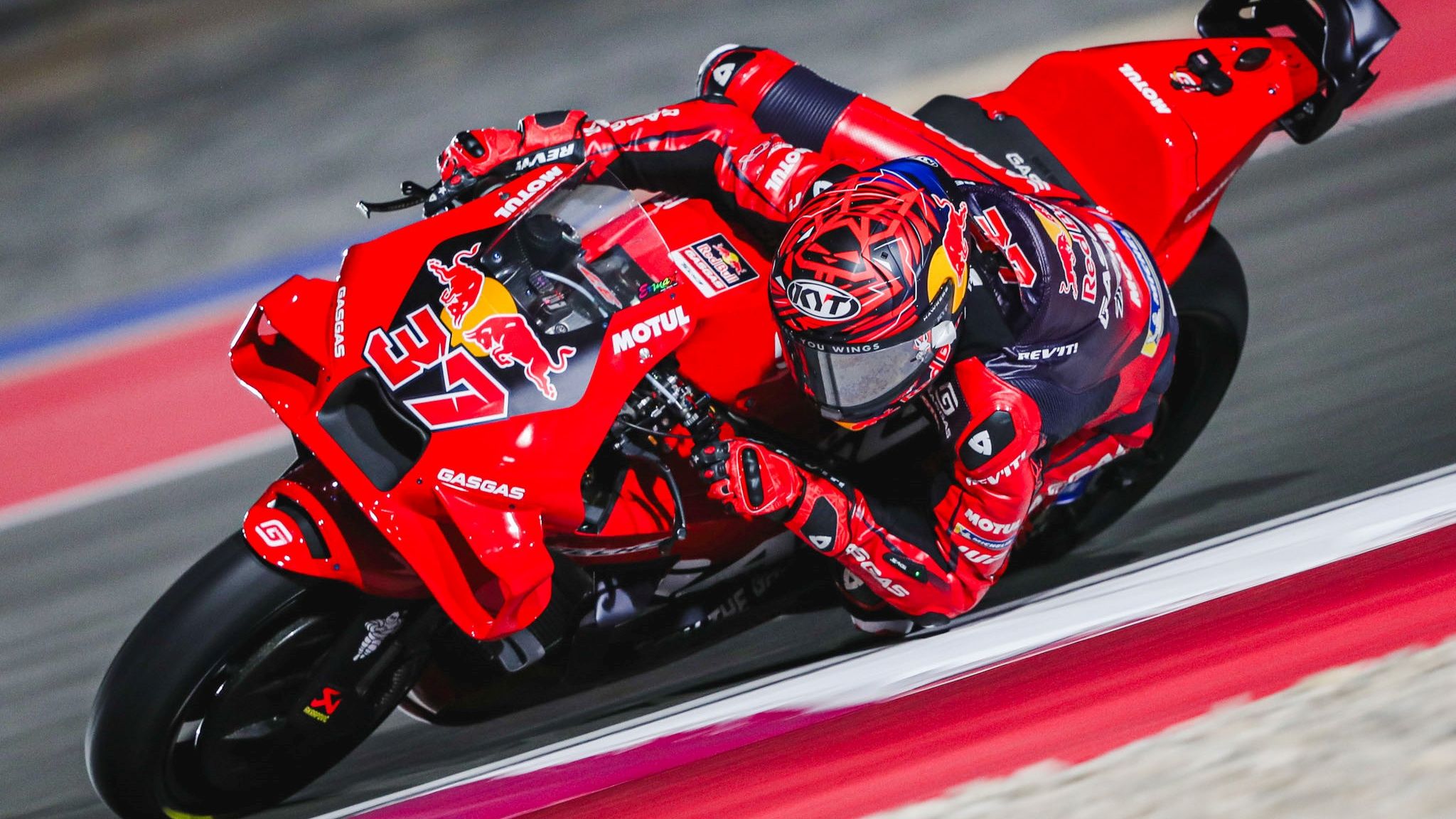 Augusto Fernández, KTM RC16, Red Bull GasGas Tech3, Test Qatar MotoGP 2024