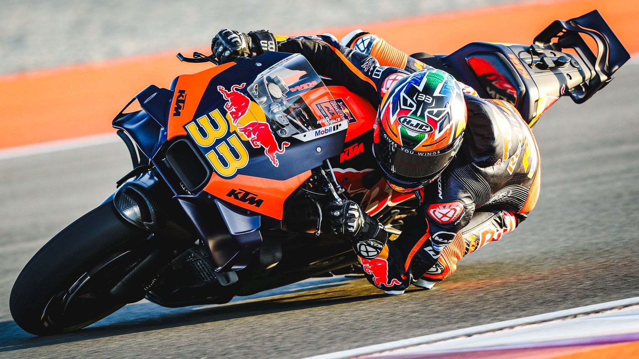 Brad Binder 2, KTM RC16, Red Bull KTM Factory Racing, Test Qatar MotoGP 2024