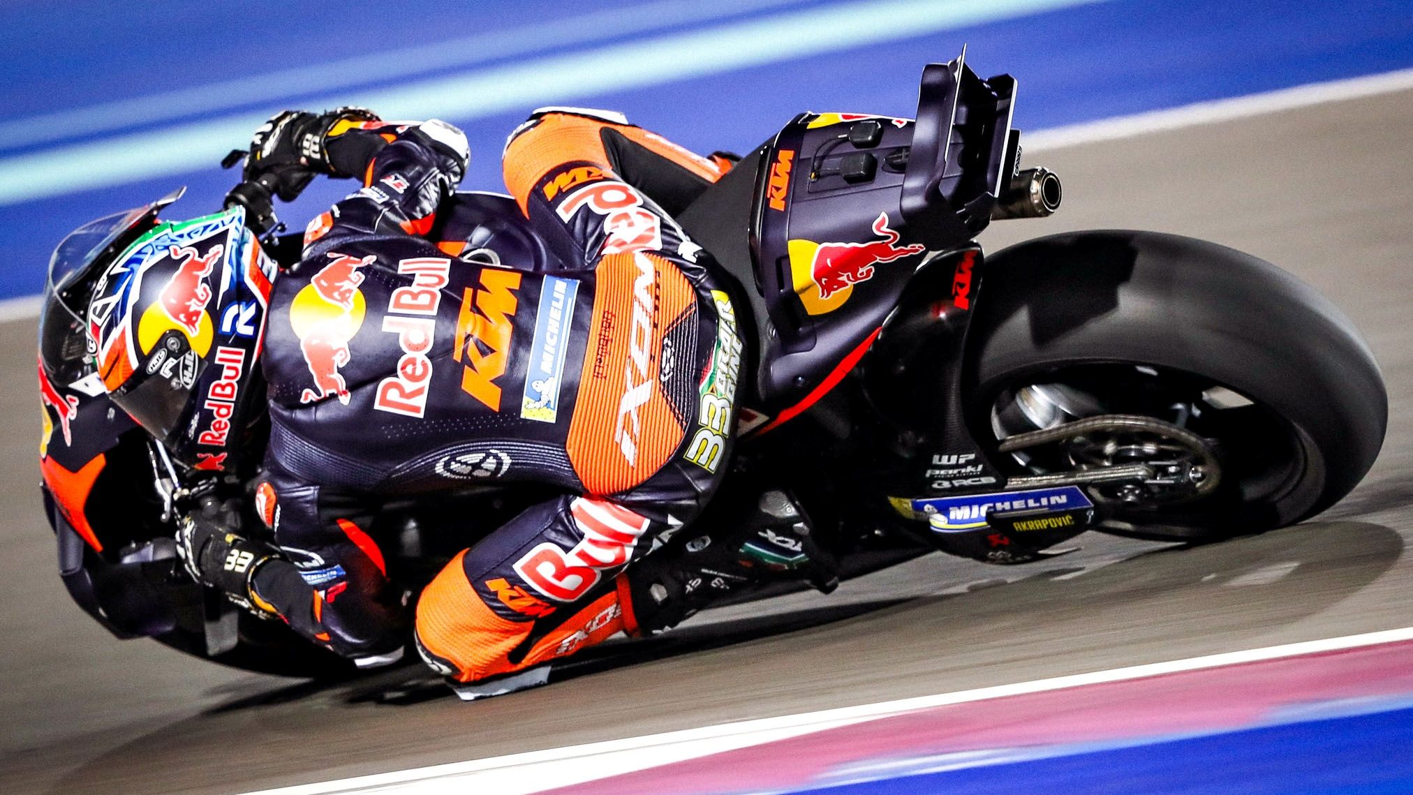 Brad Binder 3, KTM RC16, Red Bull KTM Factory Racing, Test Qatar MotoGP 2024