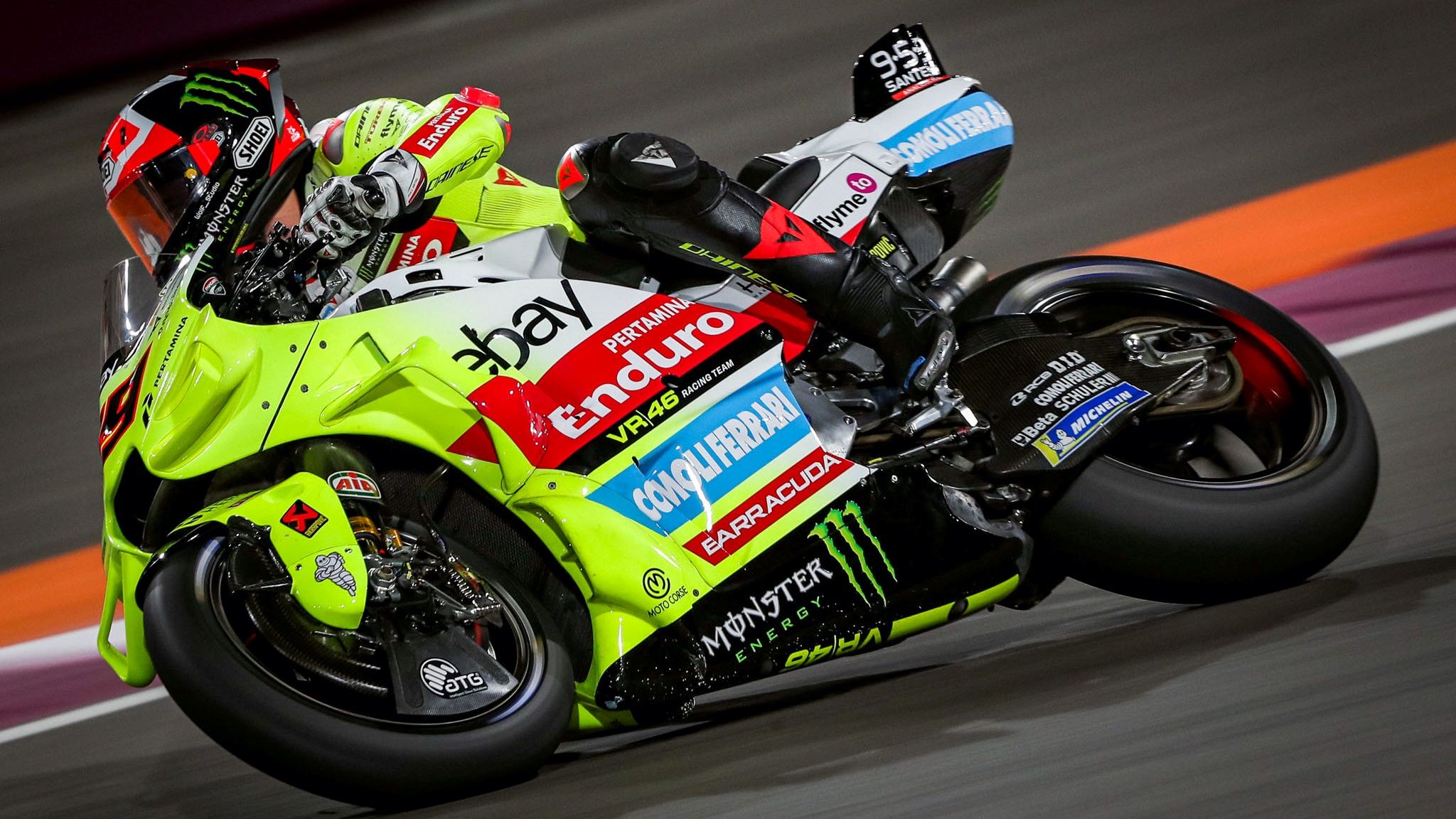 Fabio Di Giannantonio 4, Ducati Desmosedici GP23, Pertamina Enduro VR46 Racing Team, Test Qatar MotoGP 2024