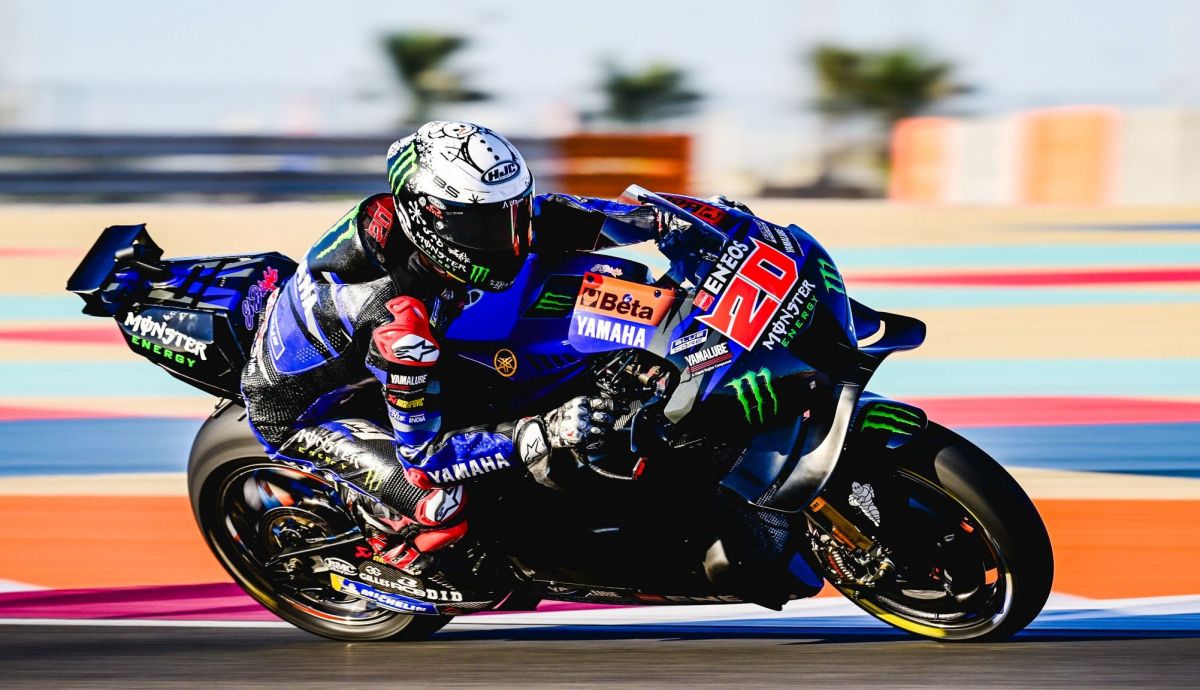 Fabio Quartararo 3, Yamaha YZR M1, Monster Energy Yamaha, Test Qatar MotoGP 2024 Fabio Quartararo 3, Yamaha YZR M1, Monster Energy Yamaha, Test Qatar MotoGP 2024